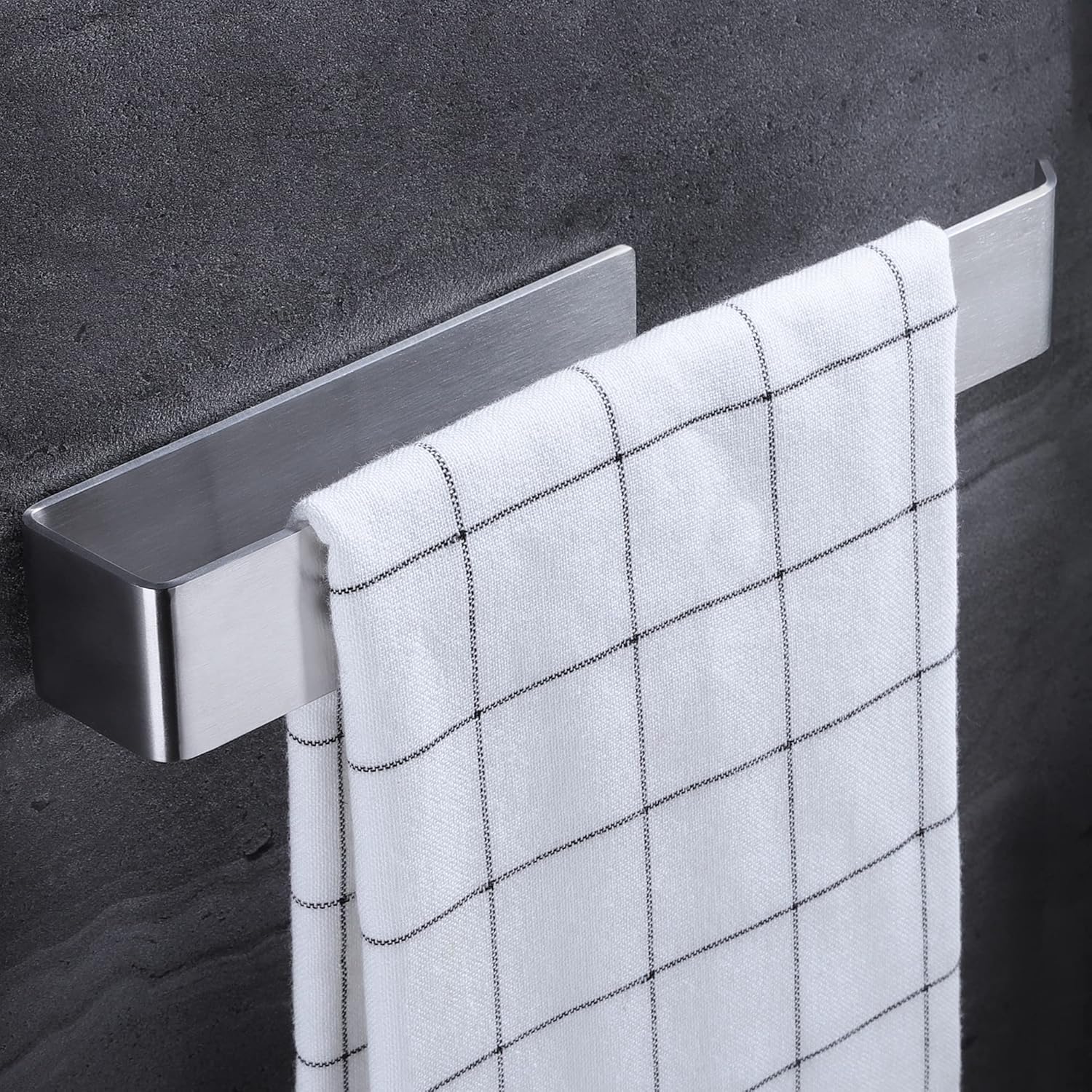 YIGII Towel Holder 26CM - Hand Towel Rail Self Adhesive Hand Towel Rack Open Tow...
