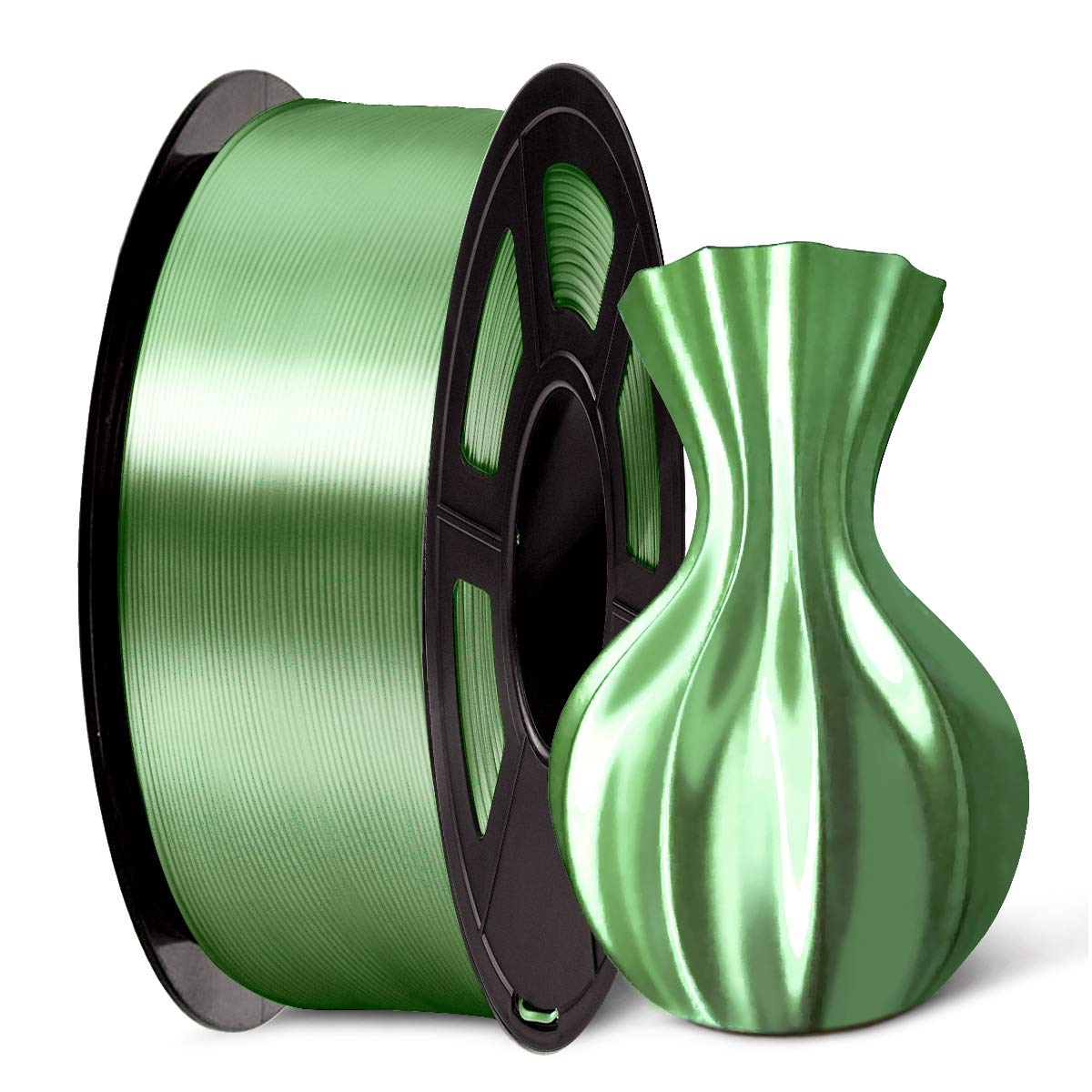 SUNLU Silk PLA Plus Filament, Special Silk PLA for 3D Printer, Innovative 1.75mm...