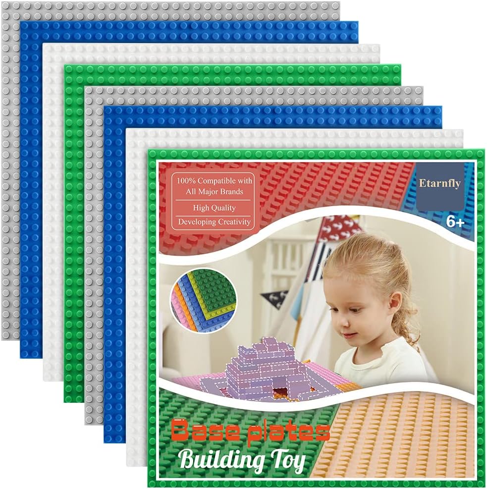 Etarnfly 8 Pack Classic Base Plates,25.5 x 25.5 cm...