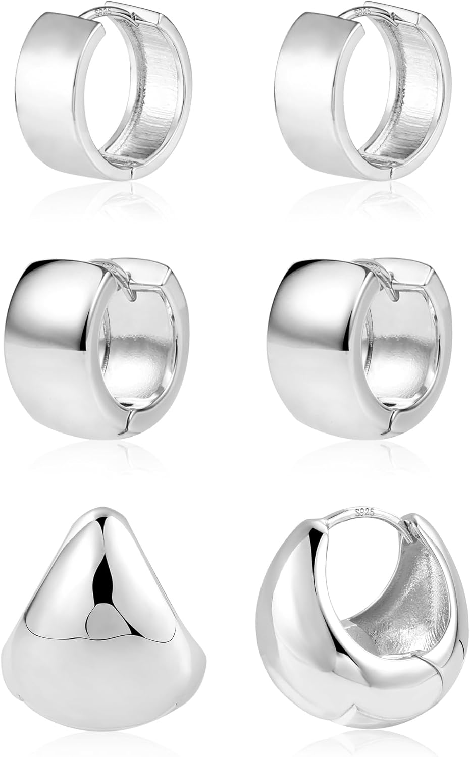 ALEXCRAFT 14K Gold Plated Hoop Earrings, Special Small Hoop Earrings for Women,...