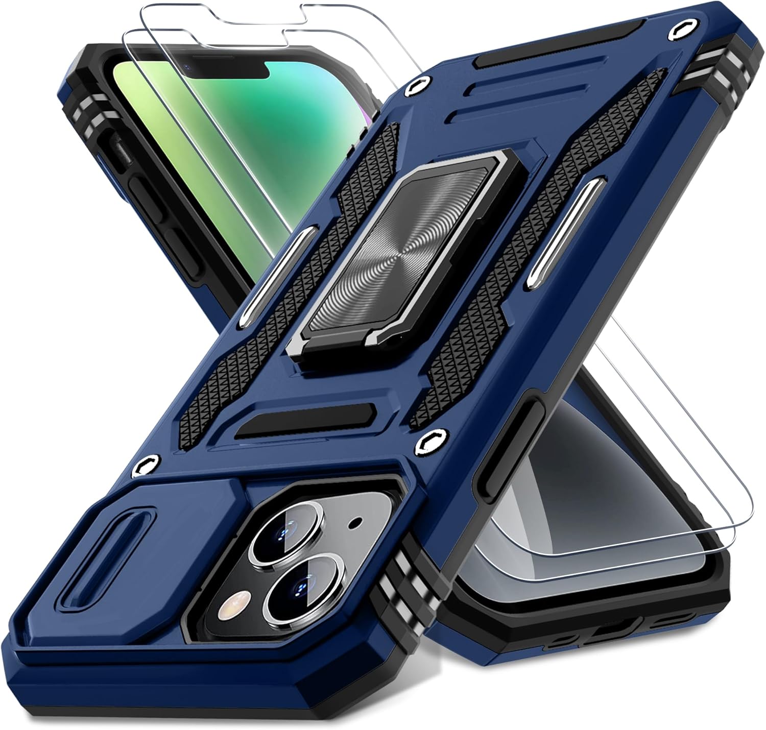 DEERLAMN Case, Special Case for iPhone 13/iPhone 14 6.1-Inch, Innovative Case wi...