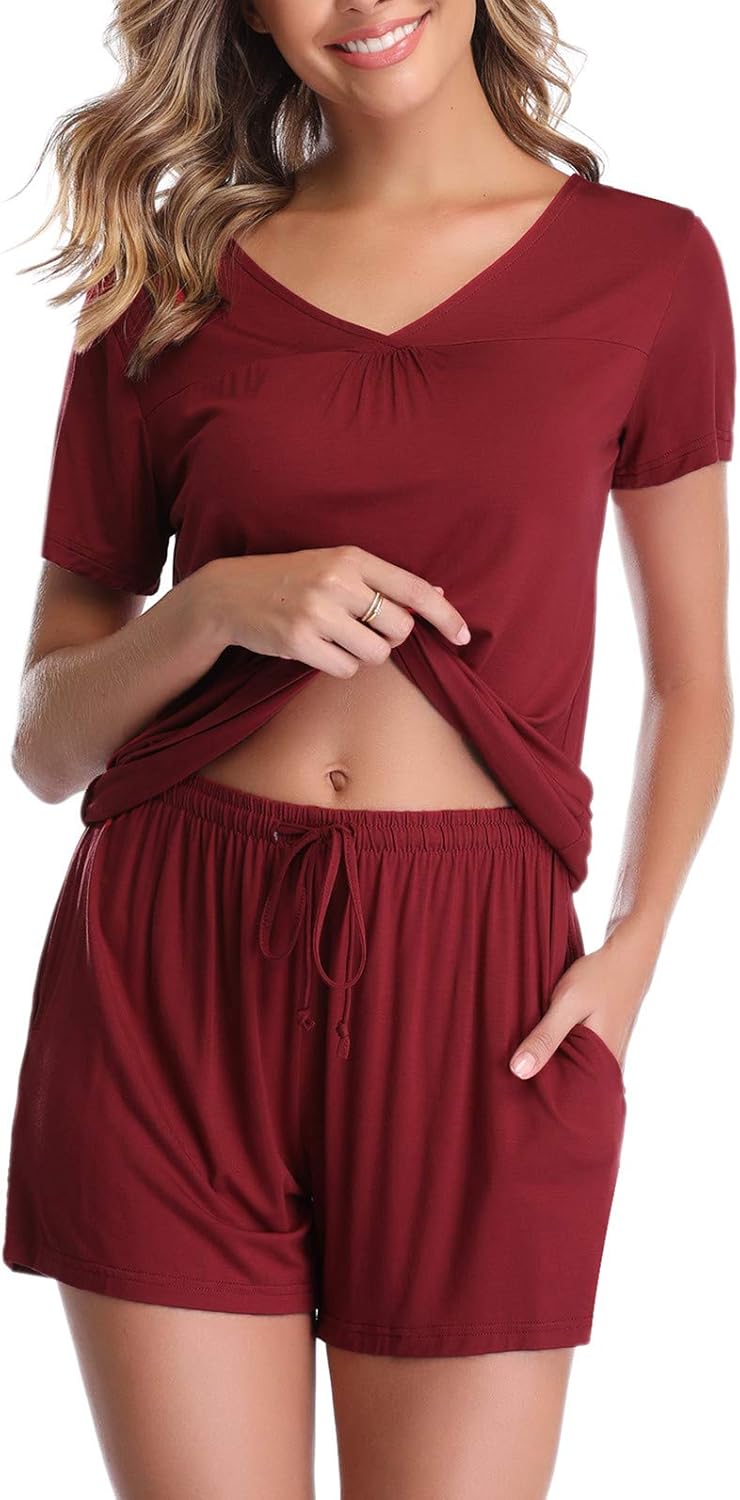 Vlazom Women's Pyjama Sets, Special Soft Loungewear for Summer Pjs, Innovative V...