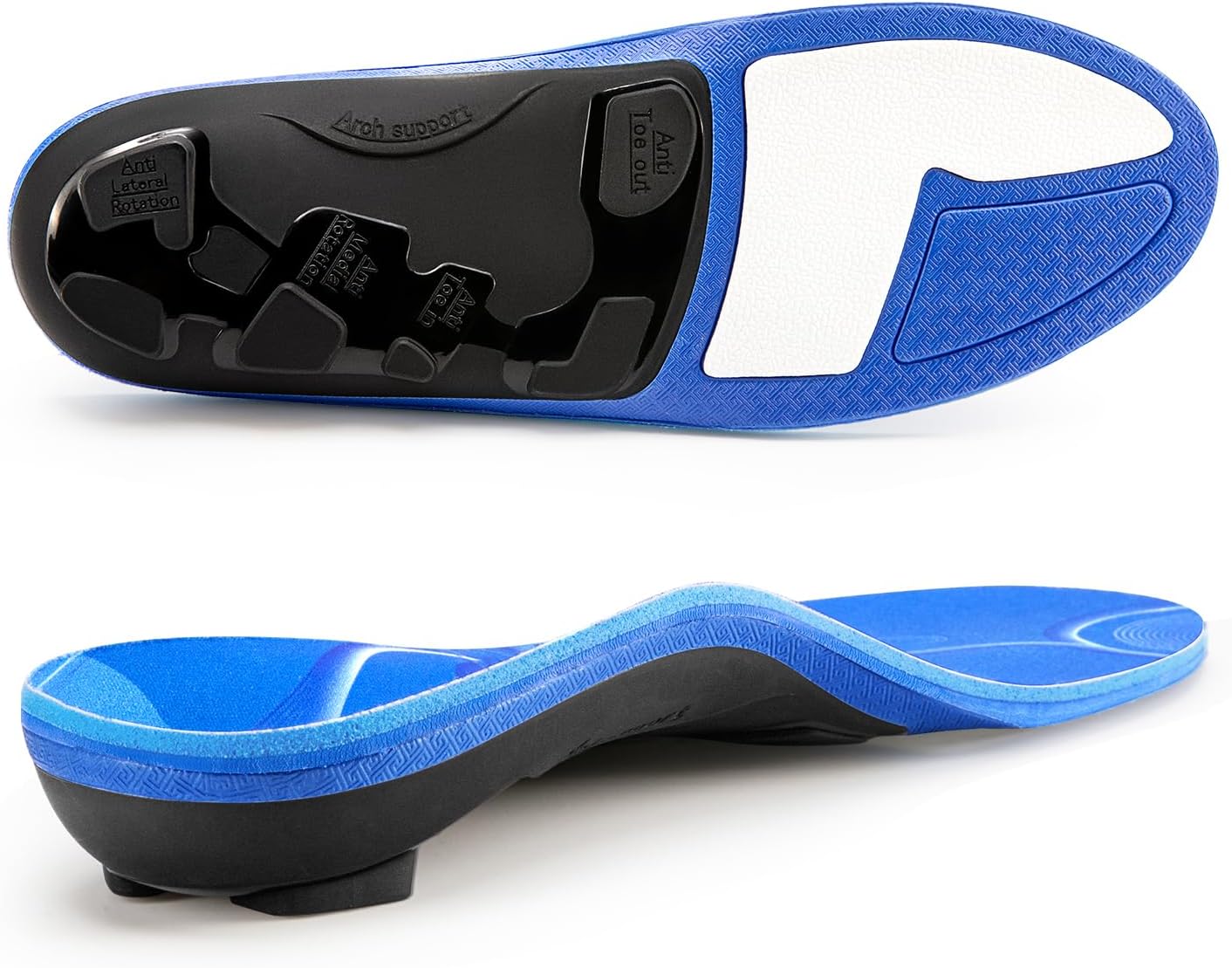 PCSsole Orthotic Arch Support, Durable Shoe Inserts for Flat Feet, Comfort Insol...