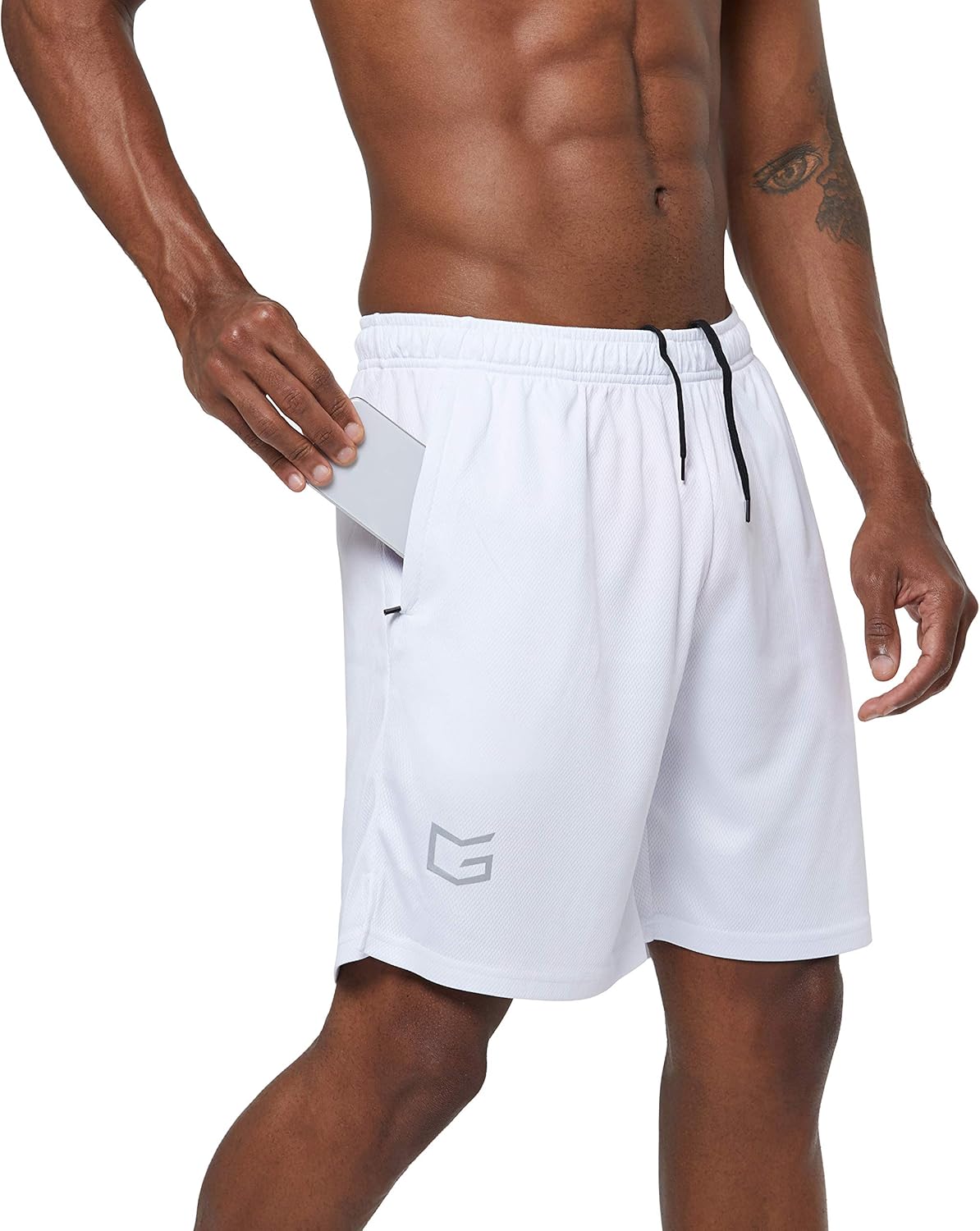 G Gradual Men's 7" Running Shorts, Special Workout Shorts with Quick Dry Technol...