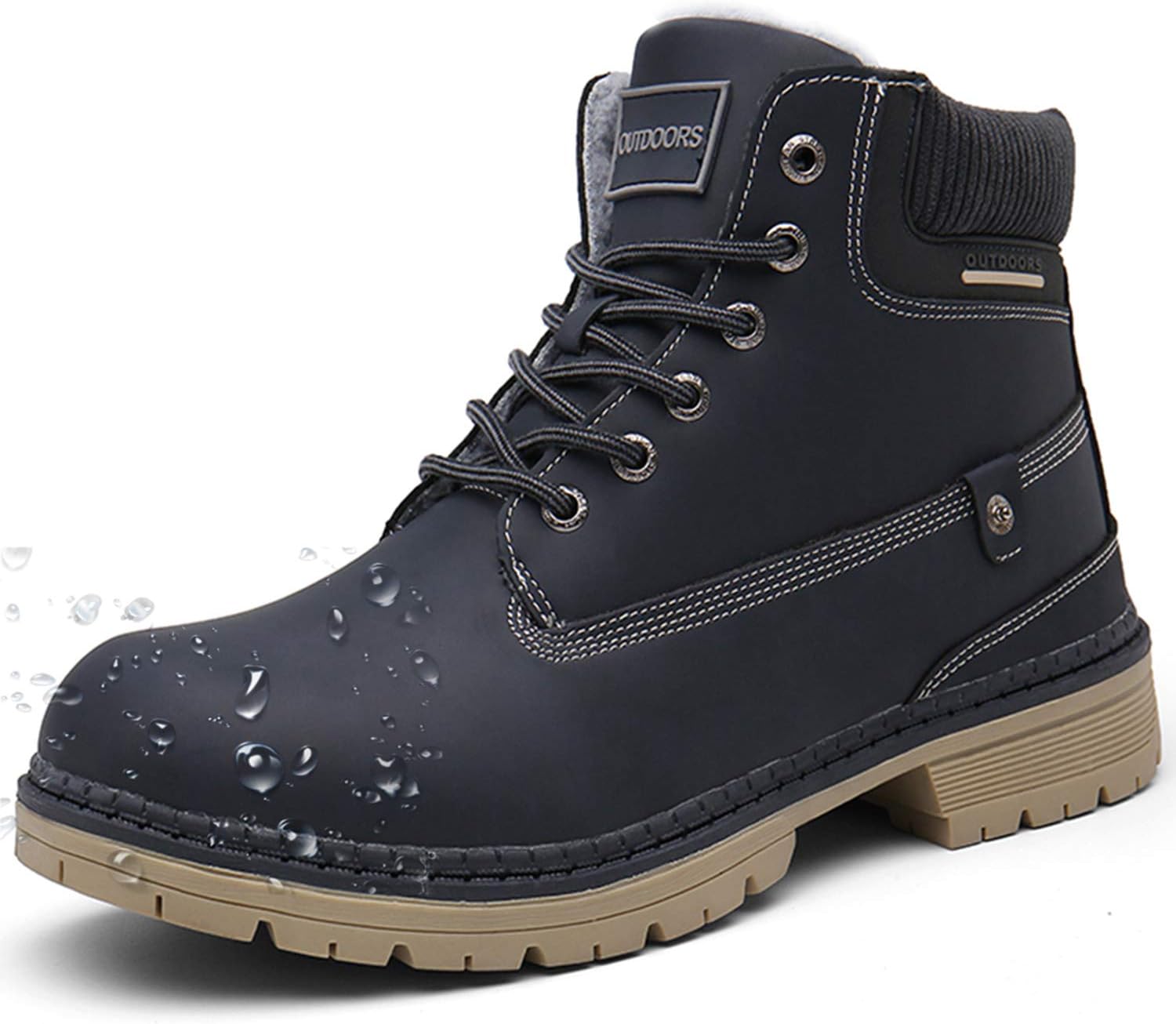 Snow Boots, Special Winter Footwear Womens Mens, Innovative Flat Ankle Boots wit...