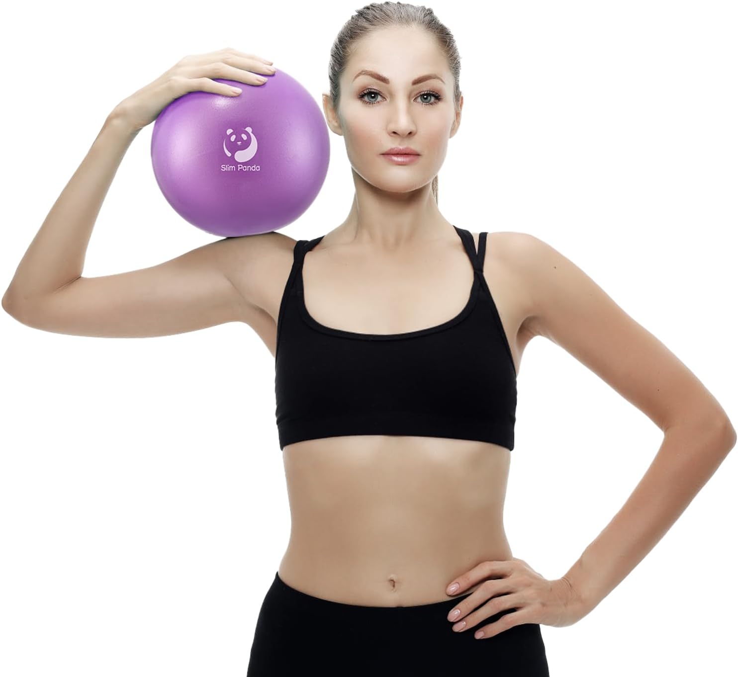 Slim Panda 9 Inch Pilates Ball, Innovative Pilates Ball, Unique 23cm Exercise Ba...