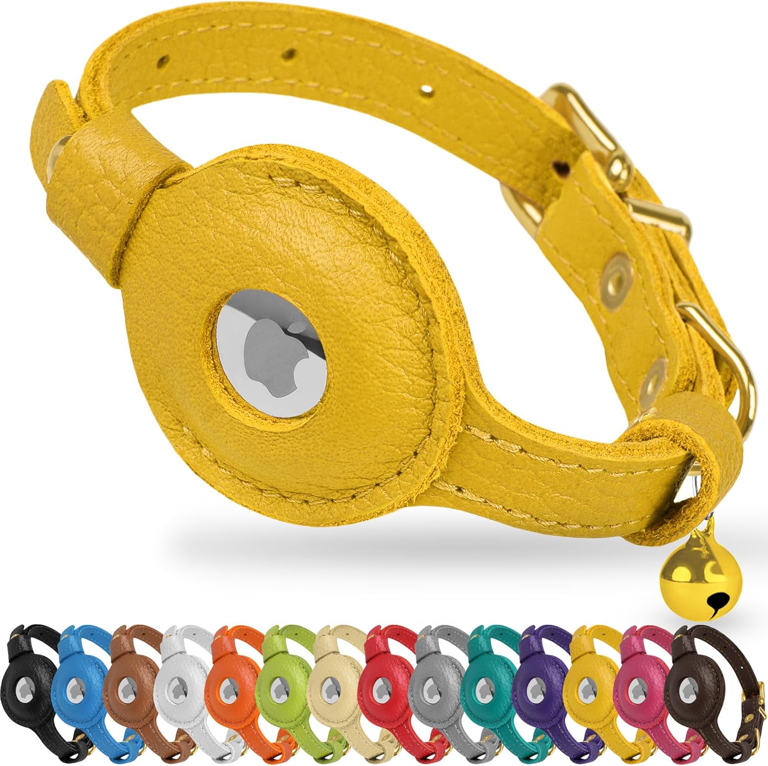 OOPSDOGGY Cat Collar, Special Kitten Collar with Bell for AirTag, Innovative Non...