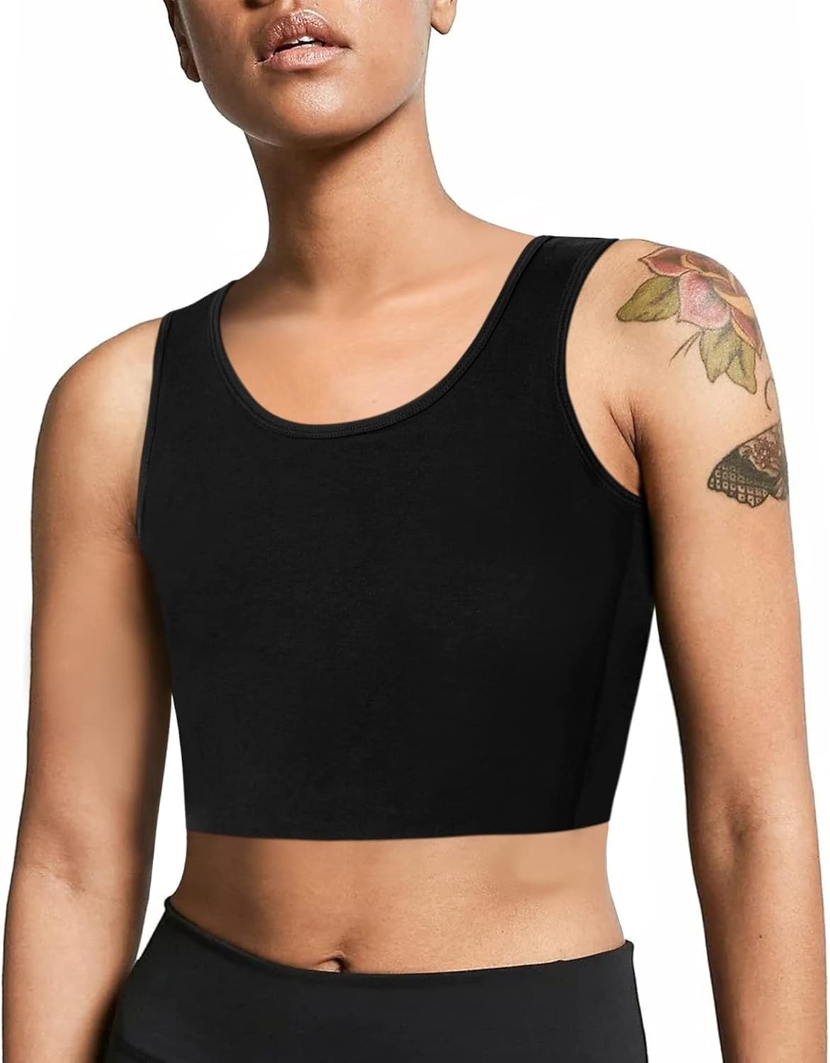 Junlan Women Transgender Tomboy FTM Chest Binder Elastic Breathable Bra Pullover...