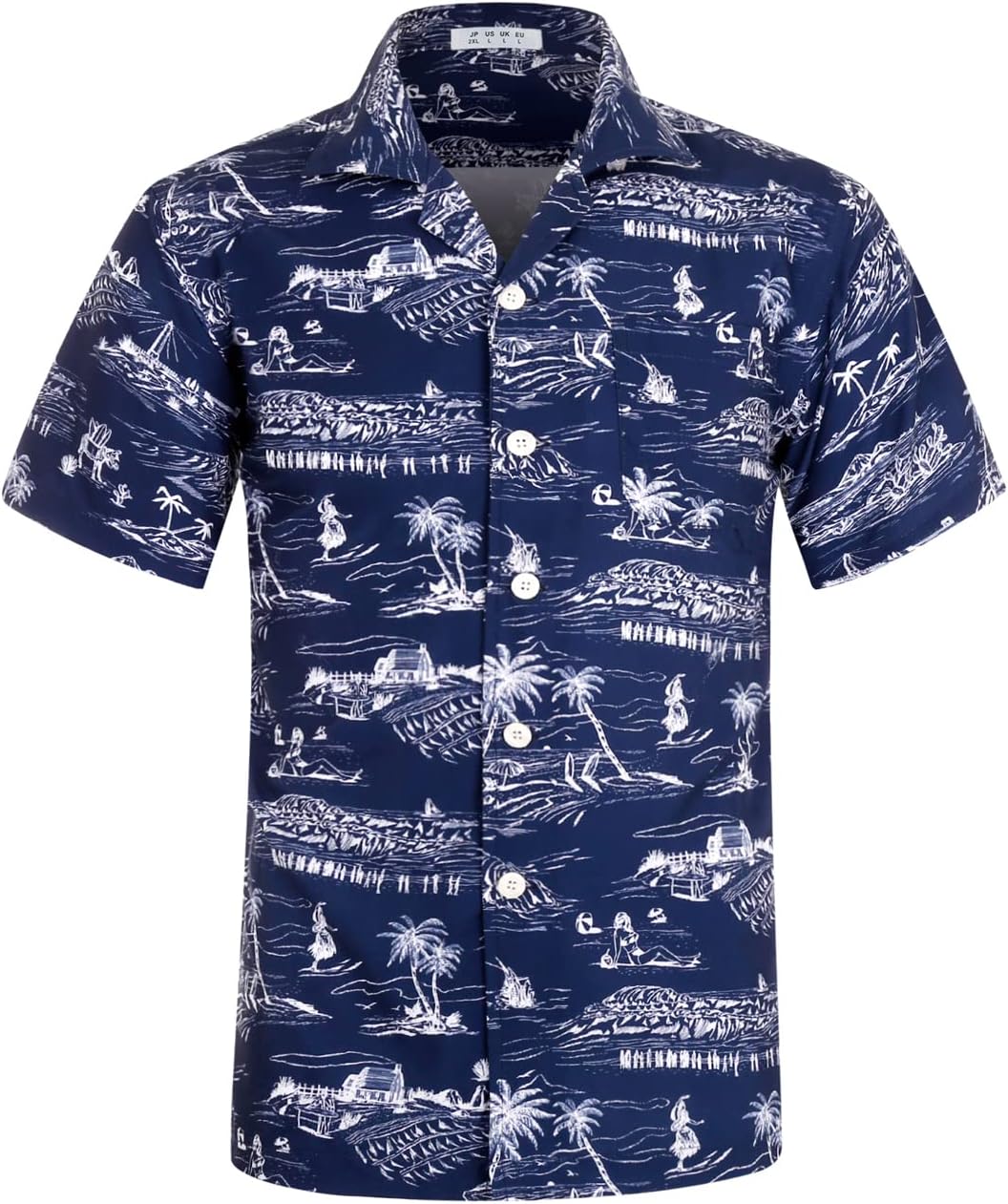 iCKER Hawaiian Shirt, Special Beach Shirt for Men, Comfortable Short Sleeve Shir...