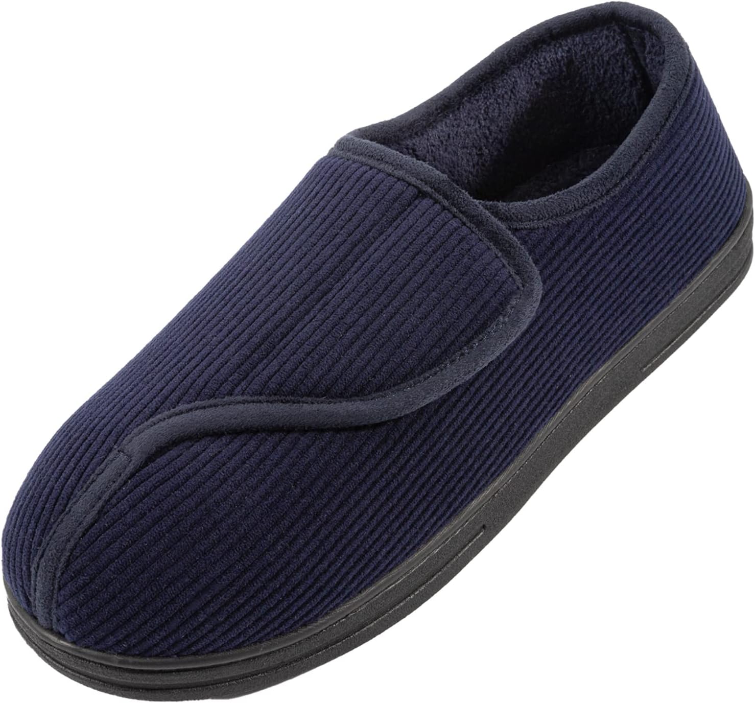 LongBay Men's Memory Foam Slippers, Special Comfortable Diabetic Slippers with W...