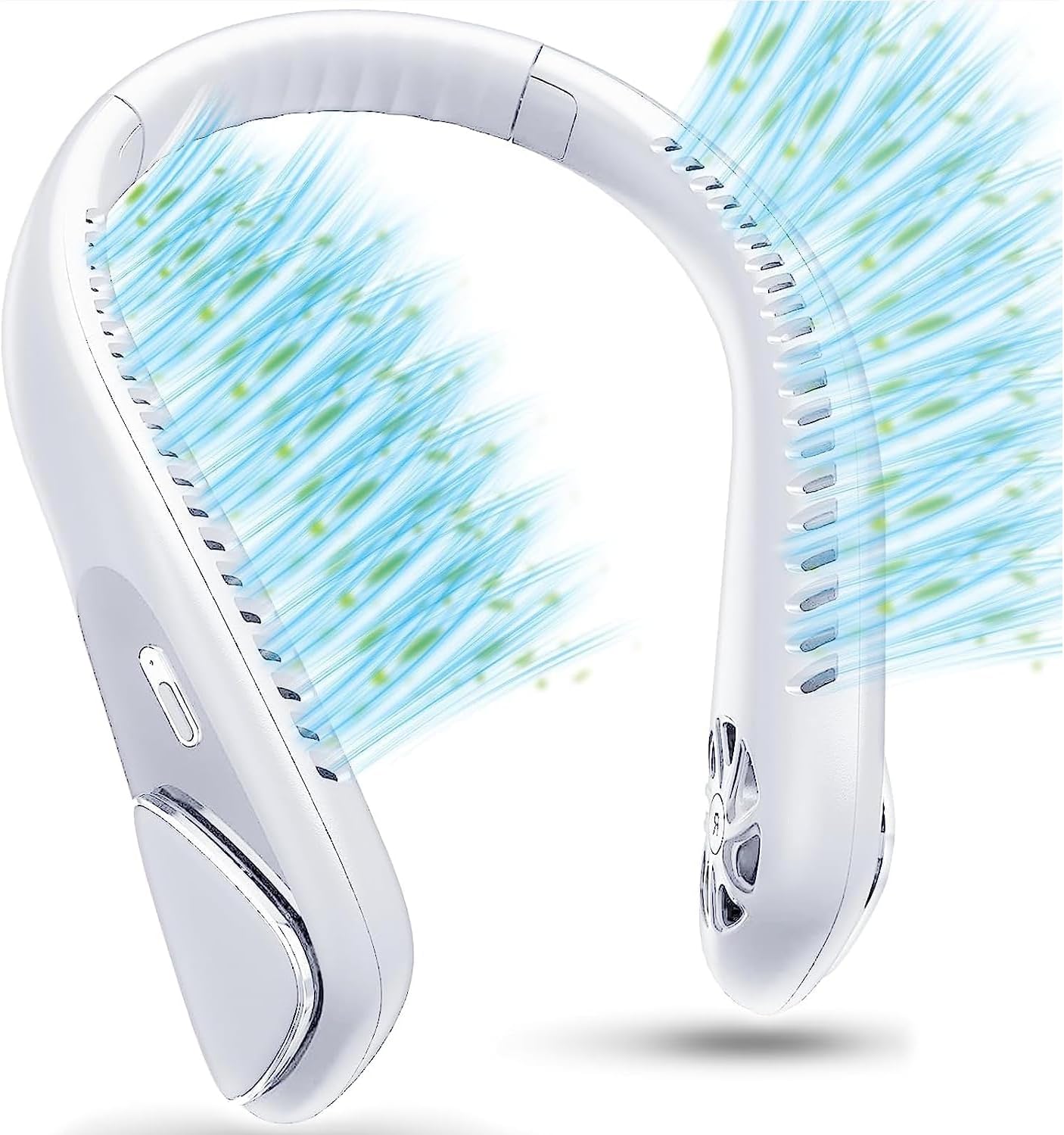 Jialexin Bladeless Personal Neck Fan, 6000mAh Usb Rechargeable Neck Fan,Portable...
