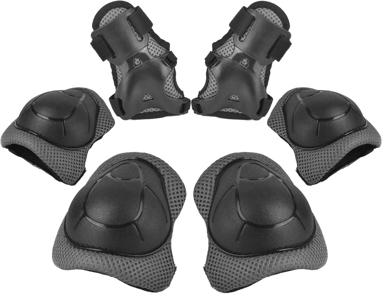 Kids/Youth Knee Pads, Special Elbow Pads and Wrist Guards, Innovative 3 in 1 Pro...