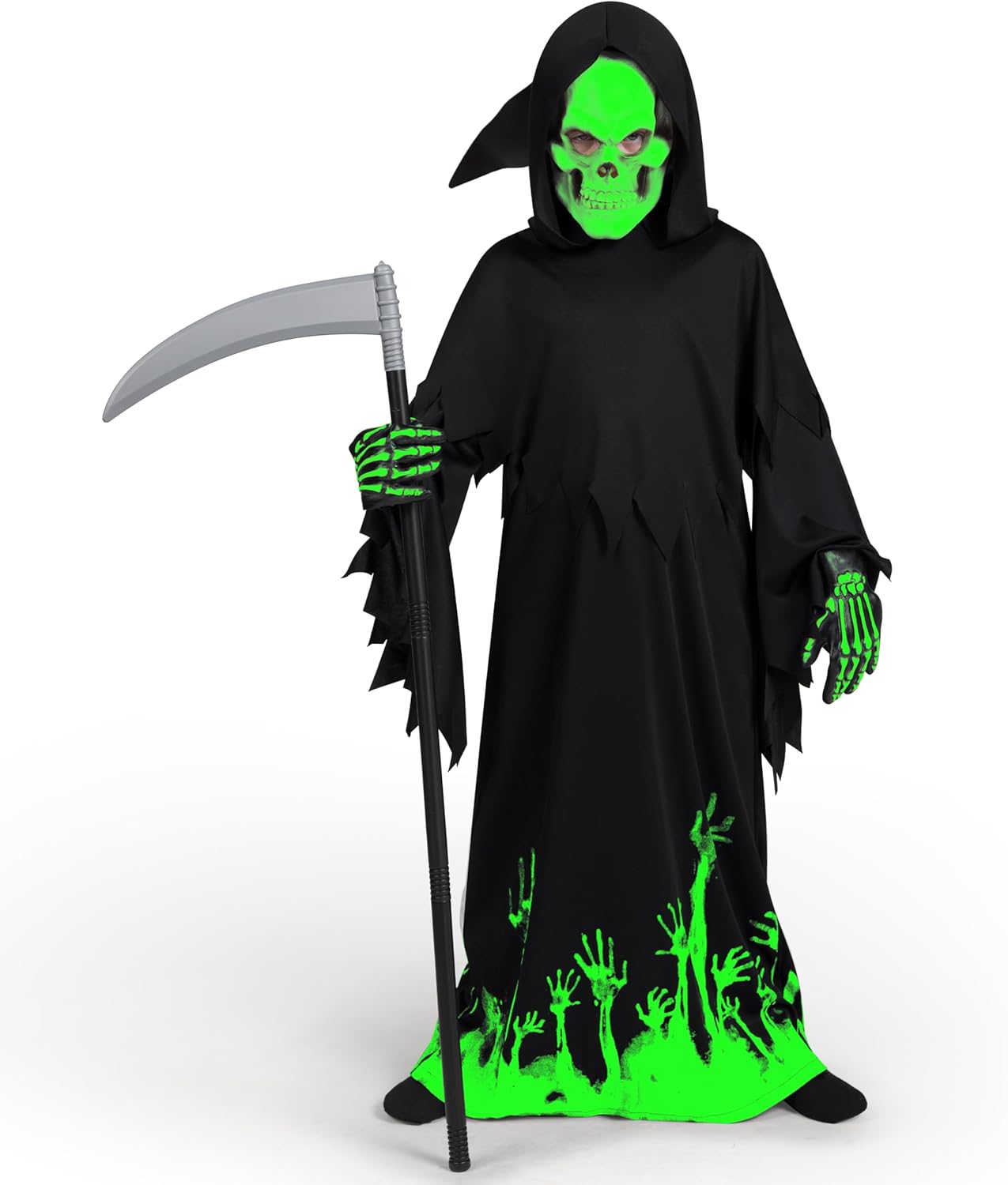 Spooktacular Creations Boys Grim Reaper Costume, Special Halloween Fancy Dress C...