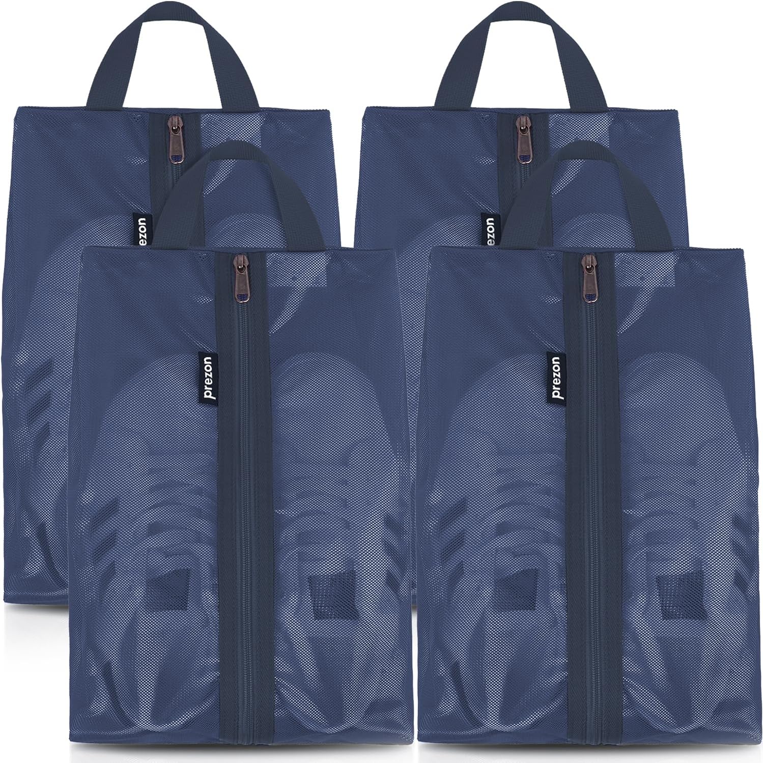 Prezon Travel Shoe Bags, Special Water Resistant TPU Mesh Storage, Sturdy YKK Zi...