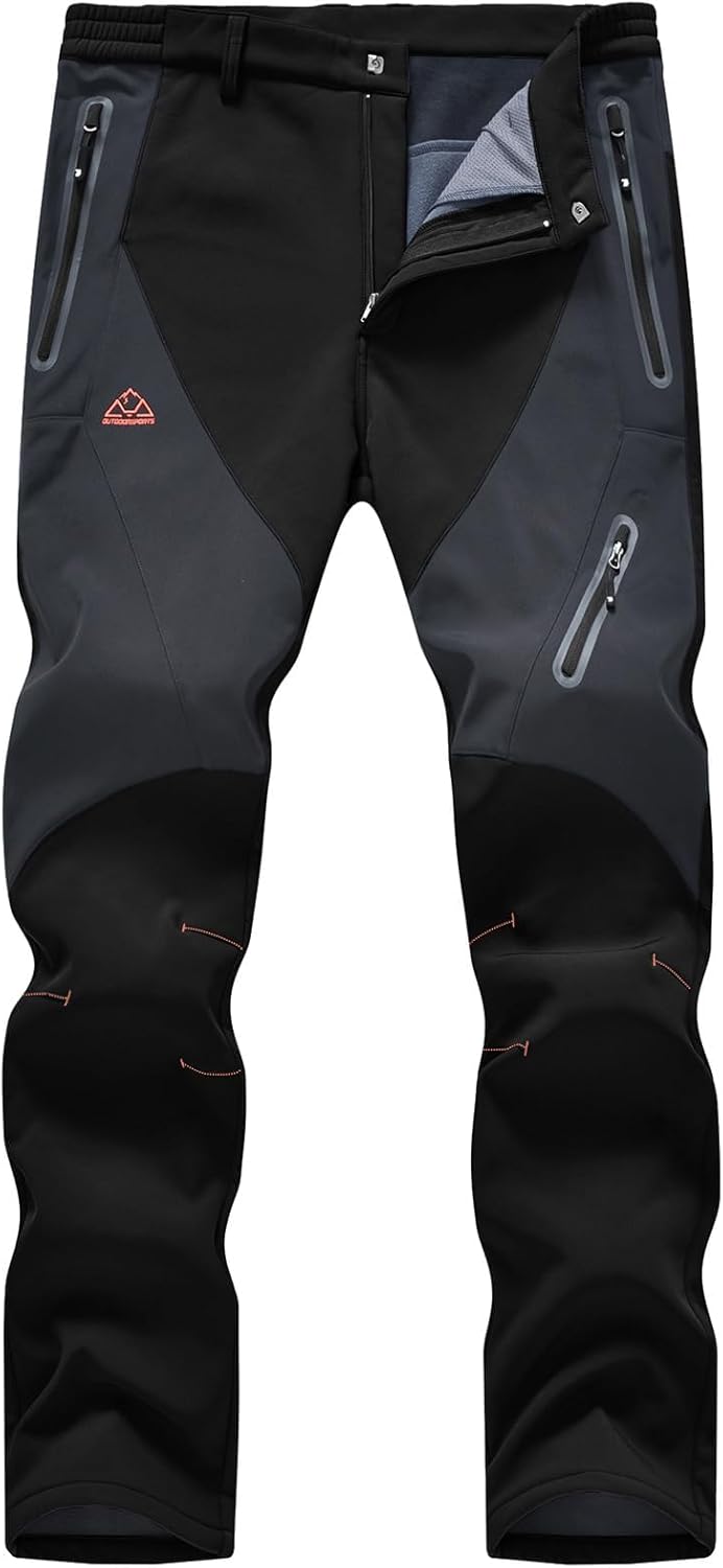 Rdruko Men's Waterproof Trousers, Special Winter Warm Trousers for Ski, Innovati...