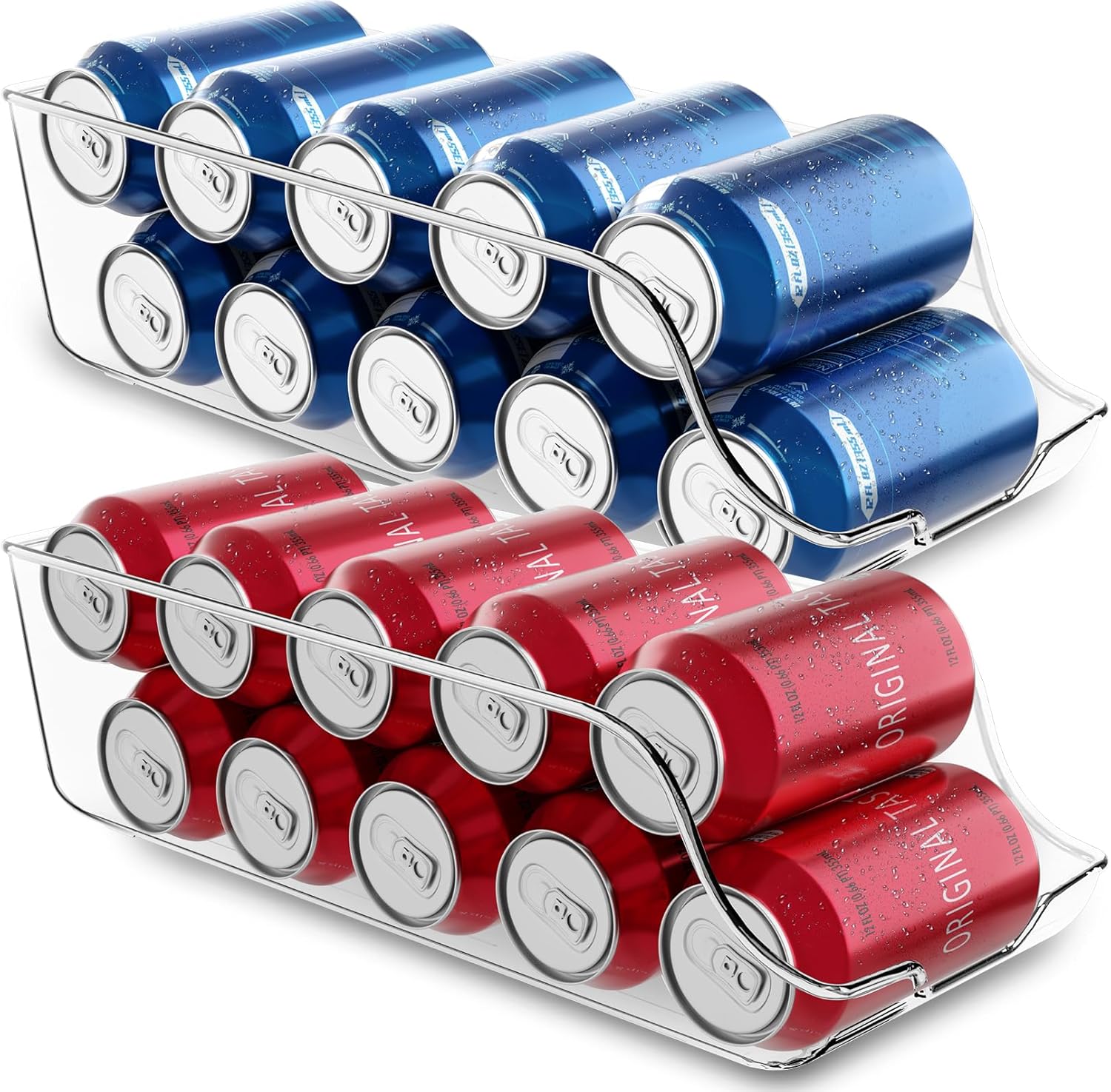 KICHLY Fridge Can Dispenser, Special Can Holder, Innovative Can Storage Organize...