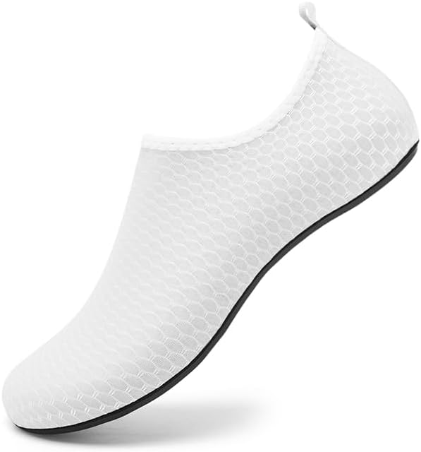 Steppli Water Shoes Swim Aqua Shoes for Men Women 5.5/6.5 UK White2