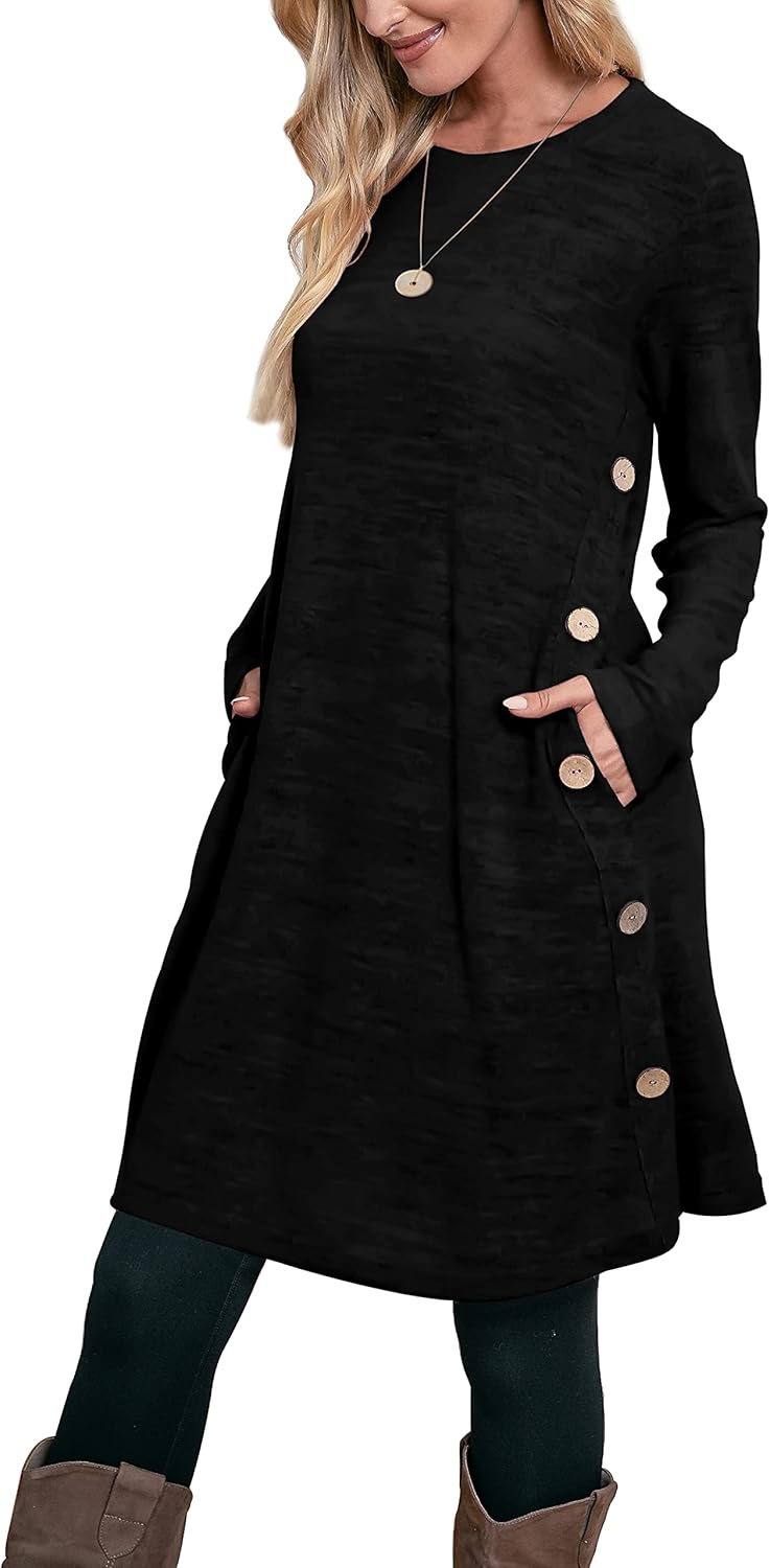Aokosor Jumper Dress, Special Women's Dress with Long Sleeves, Innovative Ladies...