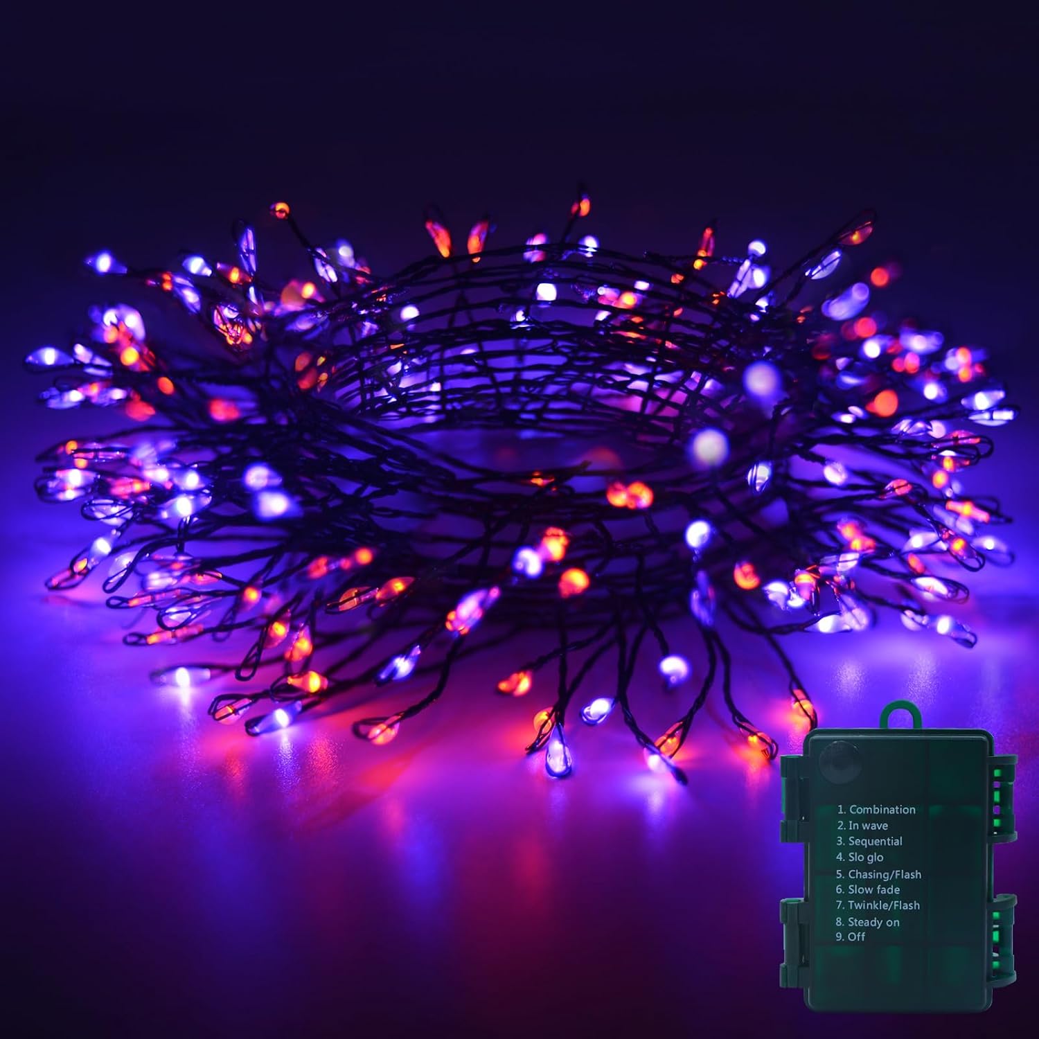 CCILAND Halloween Fairy Lights, Special Battery Operated Lights with Auto Timer,...