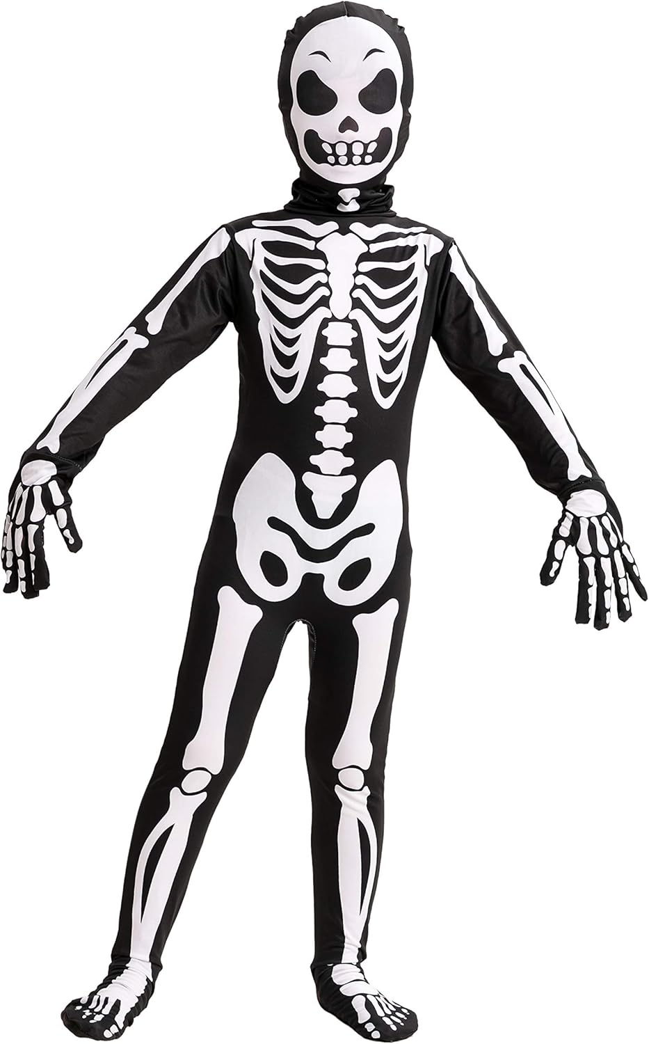 Spooktacular Creations, Unique Child Skin Skeleton Costume, Special Halloween Co...