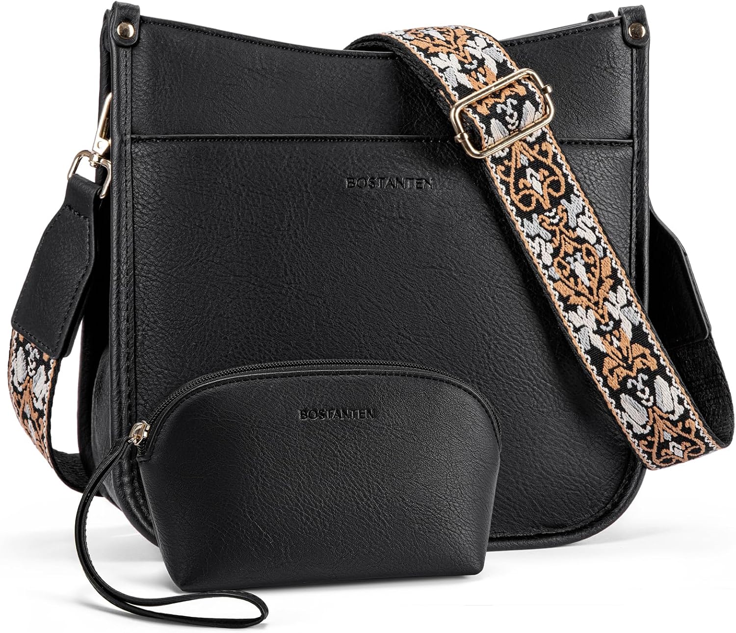 BOSTANTEN Crossbody Bags for Women, Special Vegan Leather Hobo Handbags, Trendy...
