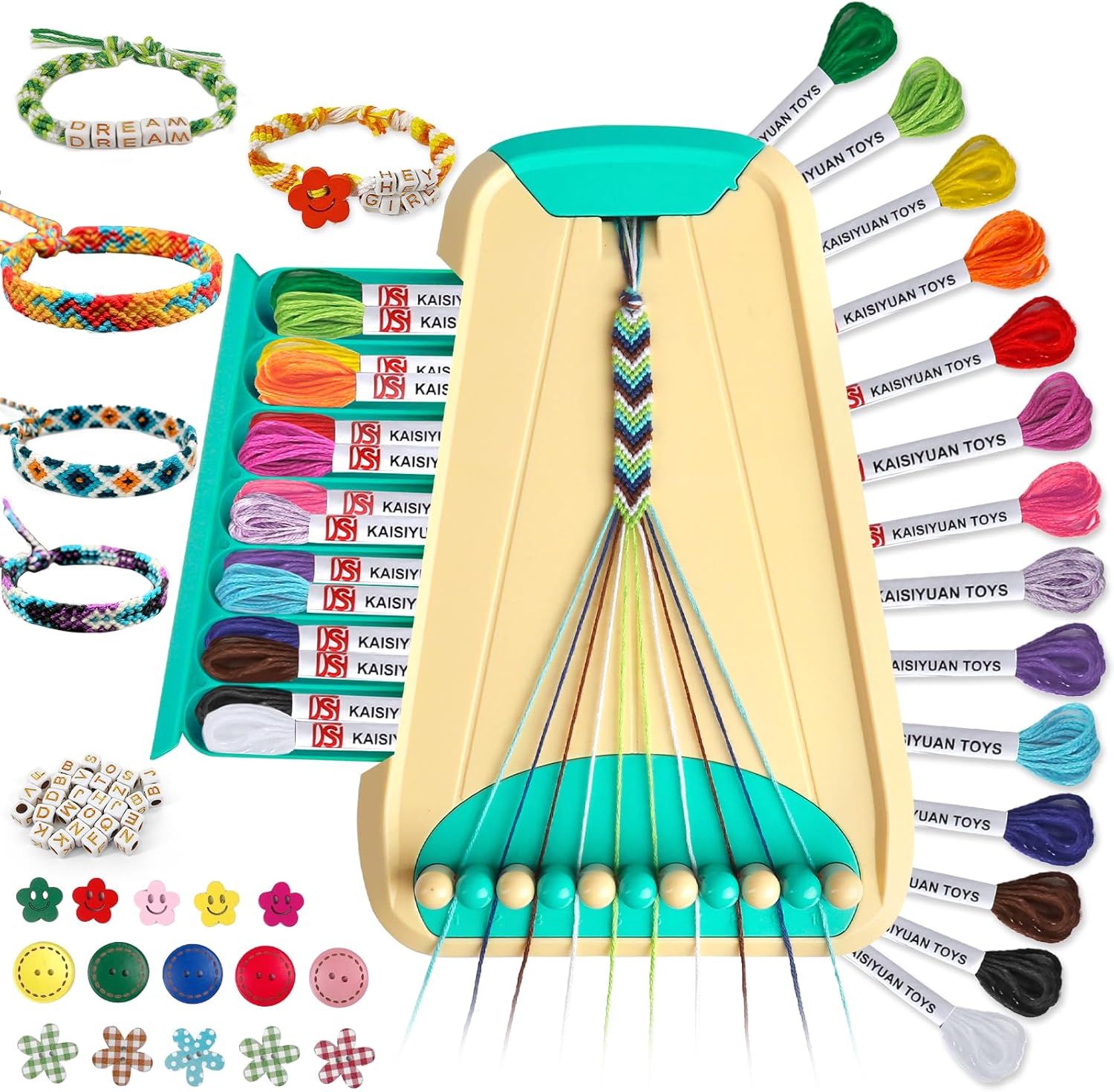 Arts and Crafts for Kids Ages 8-12,Friendship Bracelet Making Kit for Girl,Kids...