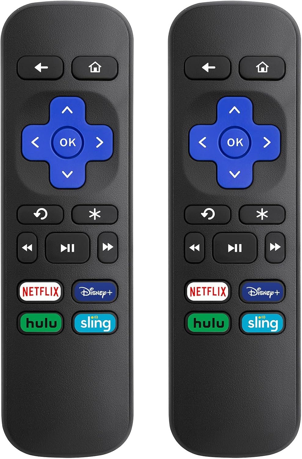 (2 Pack) Replacement Remote Control for Roku Express, for Roku Premiere, for Rok...