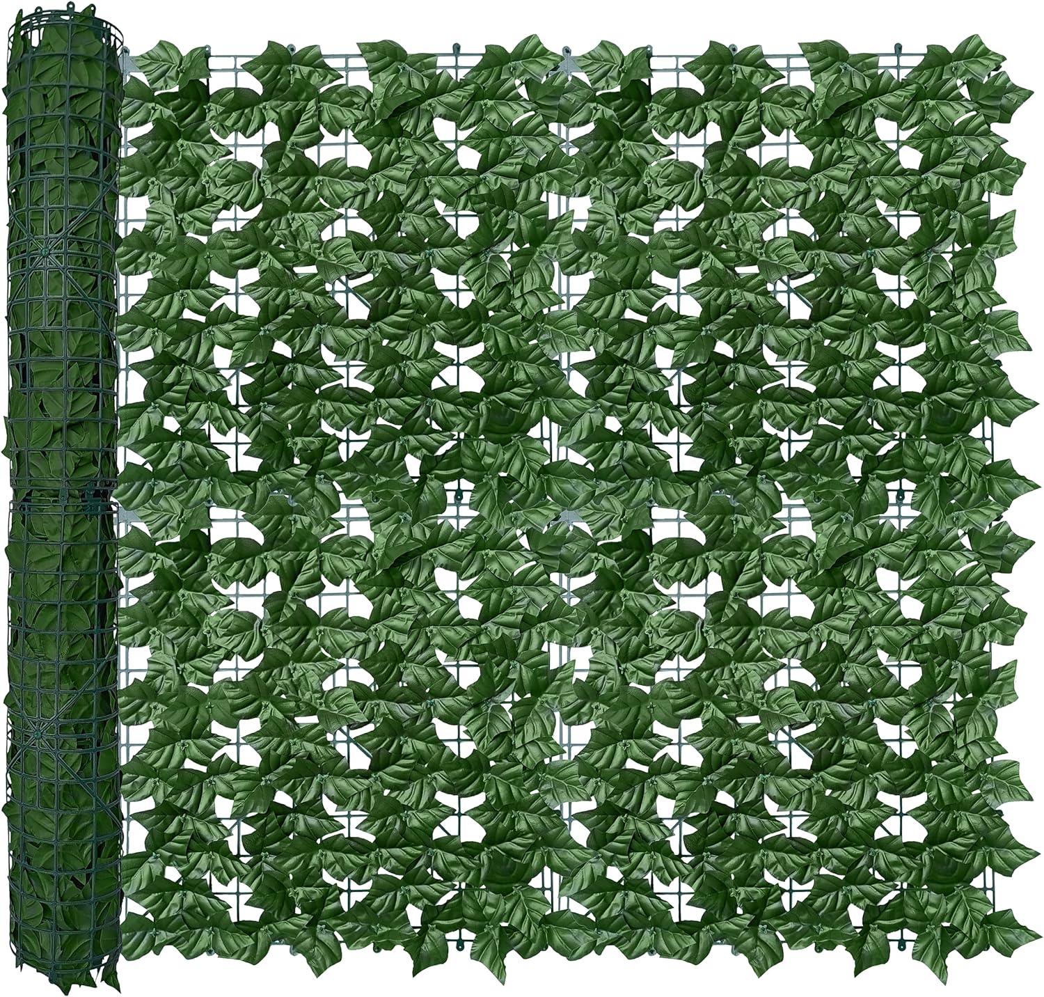 Artificial Ivy Privacy Fence Wall Screen,40X120 in UV-Anti Faux Greenery Backdro...