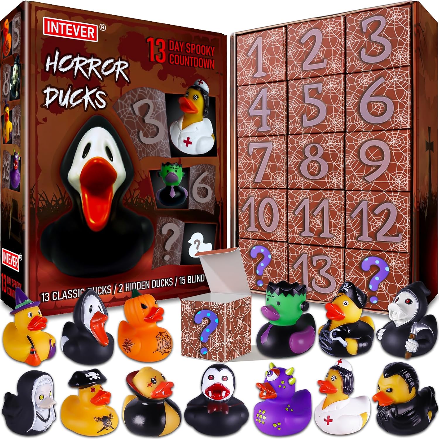 Advent Calendar 2024 - Horror Rubber Duckies - 13 Days of Spooky Countdown with...