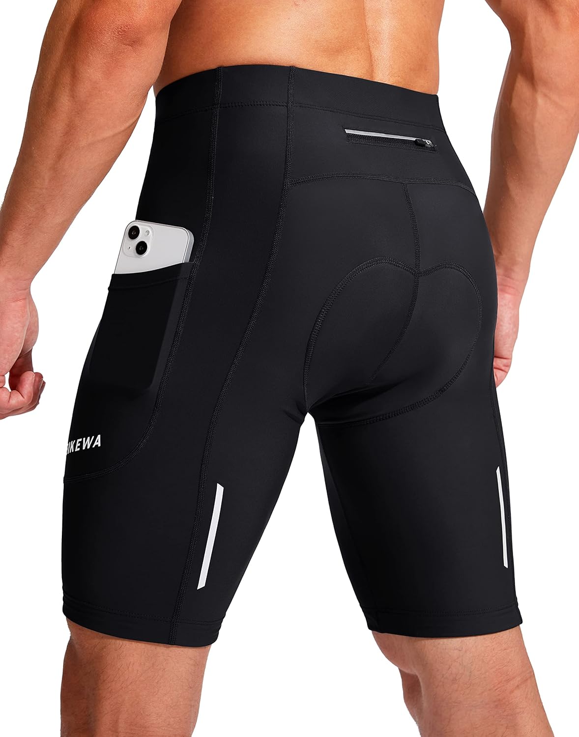 Bikewa Men's Bike Shorts 3D Padded Cycling Road Biking Mountain Riding Biker Bic...
