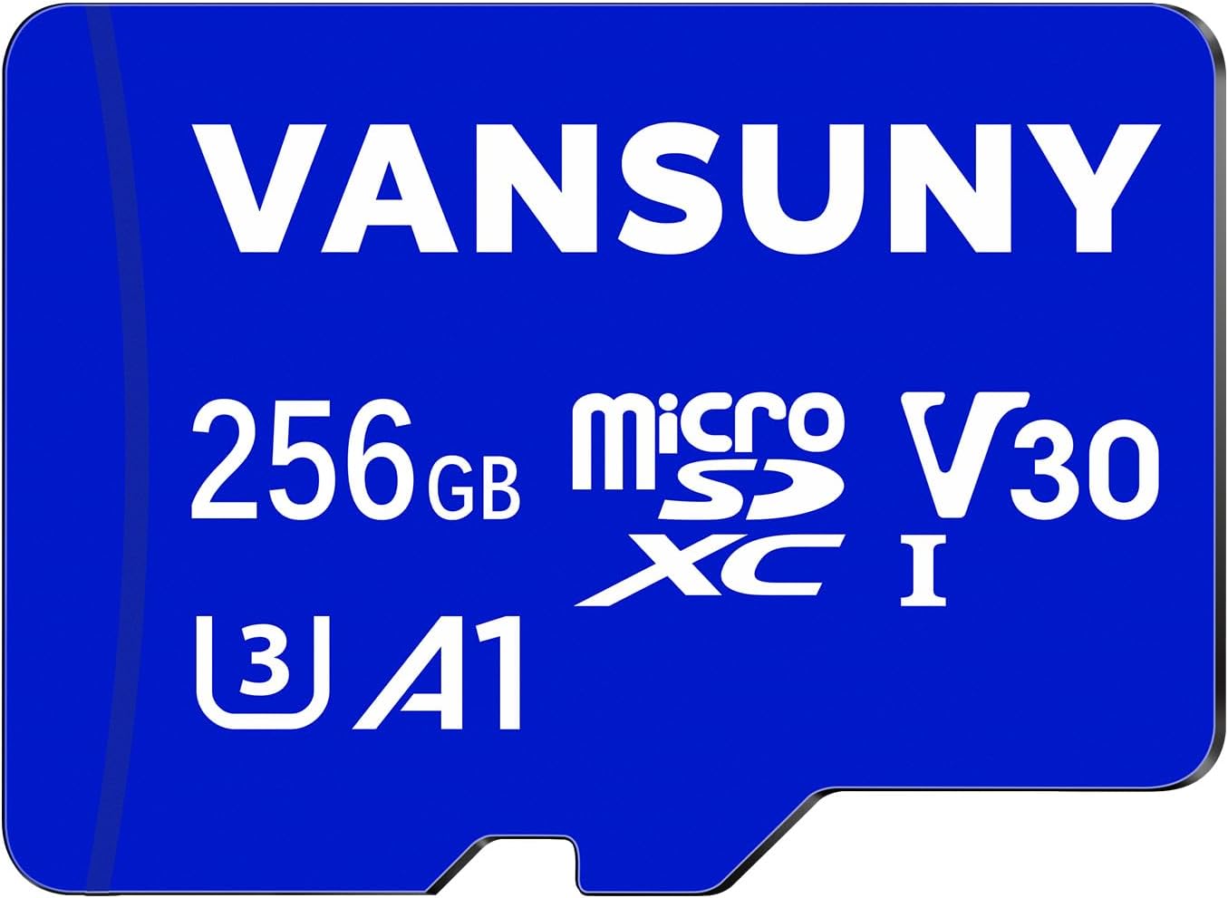 Vansuny 256GB Micro SD Card, MicroSDXC Memory Card + SD Adapter up to 100/60MB/s...