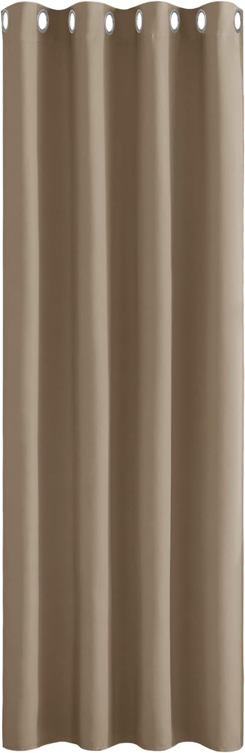 PONY DANCE Thermal Door Curtain - Blackout Window Treatment for Living Room Eyel...