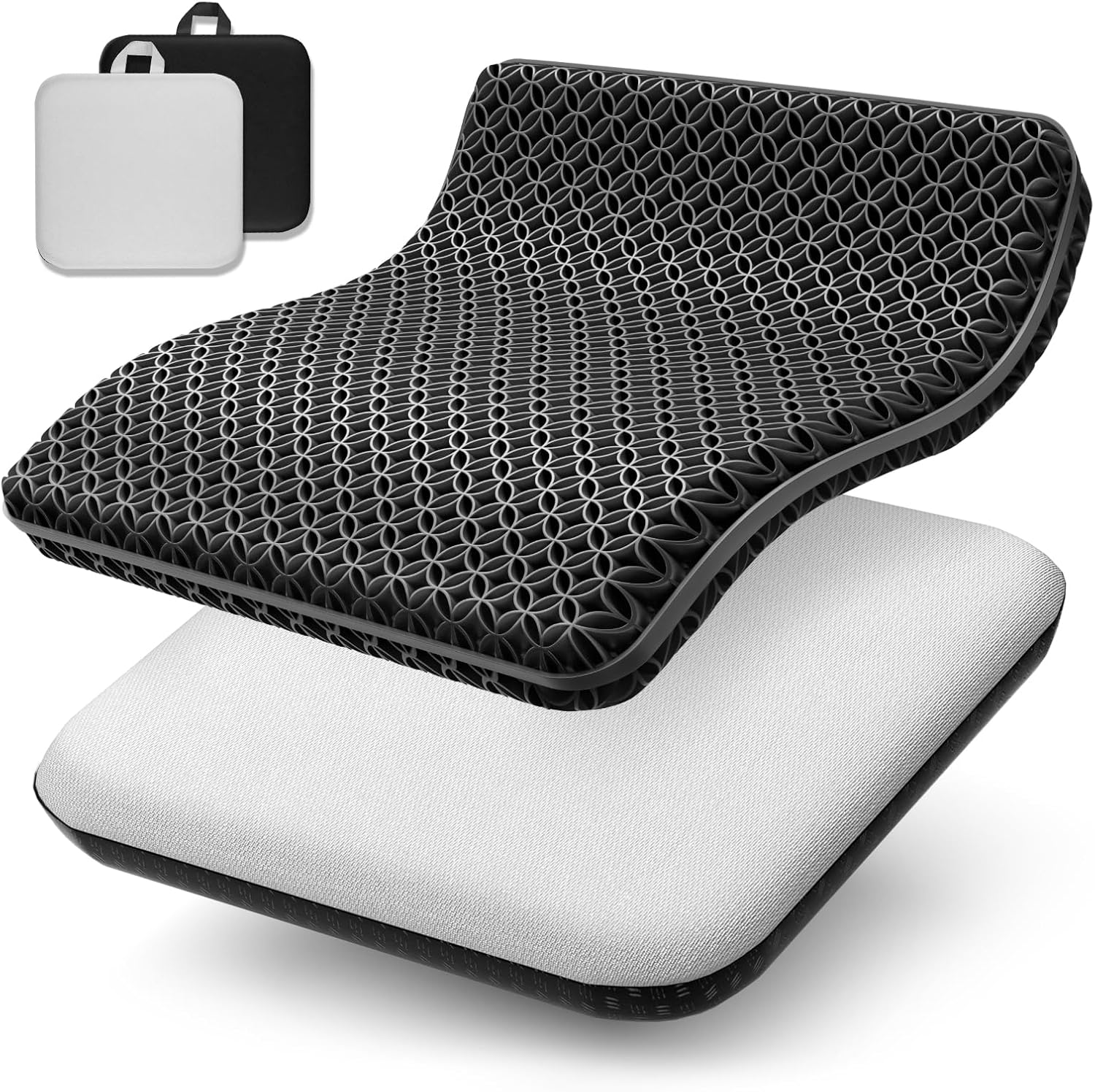 Seat Cushion, Gel Seat Cushion, Breathable Cool Suitable as Office Chair Cushion...