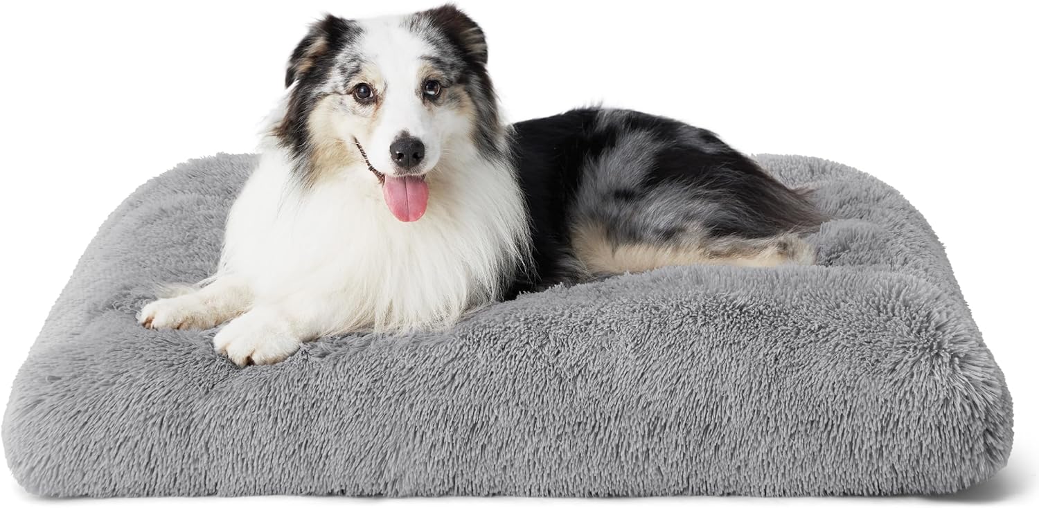 Bedsure Dog Crate Bed, Special Extra Large Fluffy Dog Crate Mattress, Innovative...