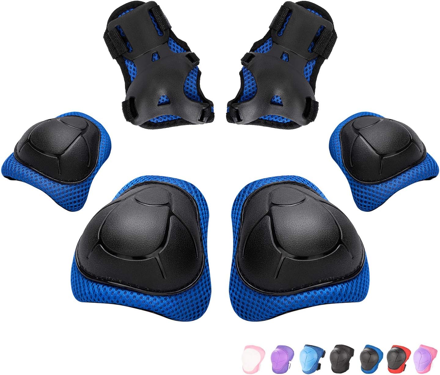 Kids/Youth Knee Pads, Special Protective Gear Set with Elbow Pads and Wrist Guar...