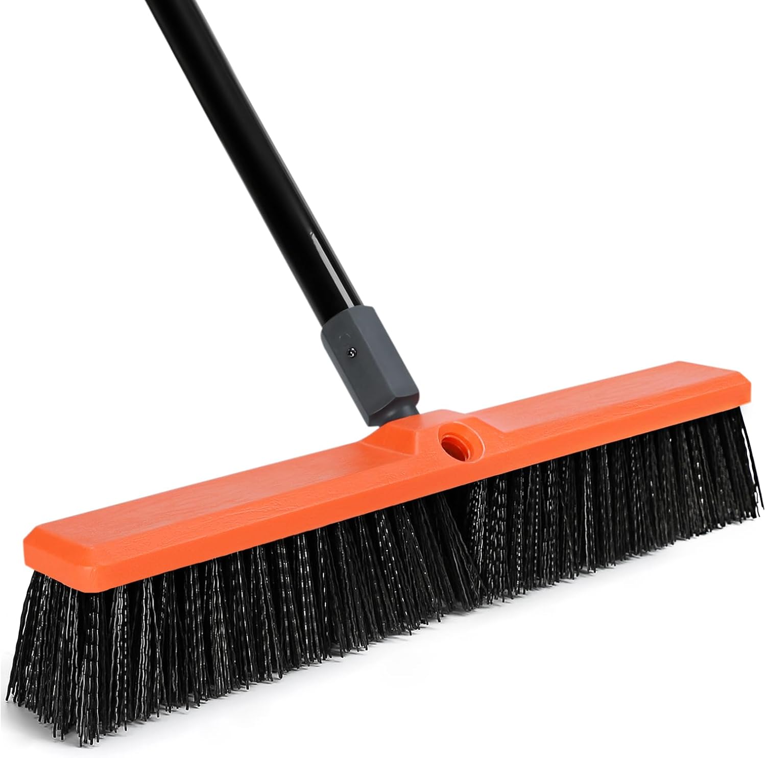 TreeLen 18 inch Push Broom Outdoor - Heavy Duty Broom for Driveways, Sidewalks,...