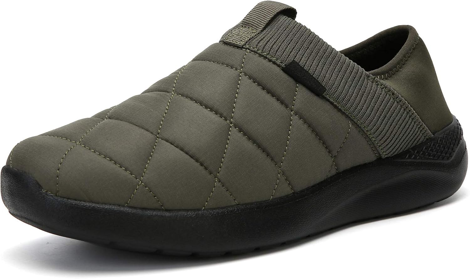 KUBUA Slippers for Men and Womens Indoor House Shoes Plush Slip on Outdoor Garde...