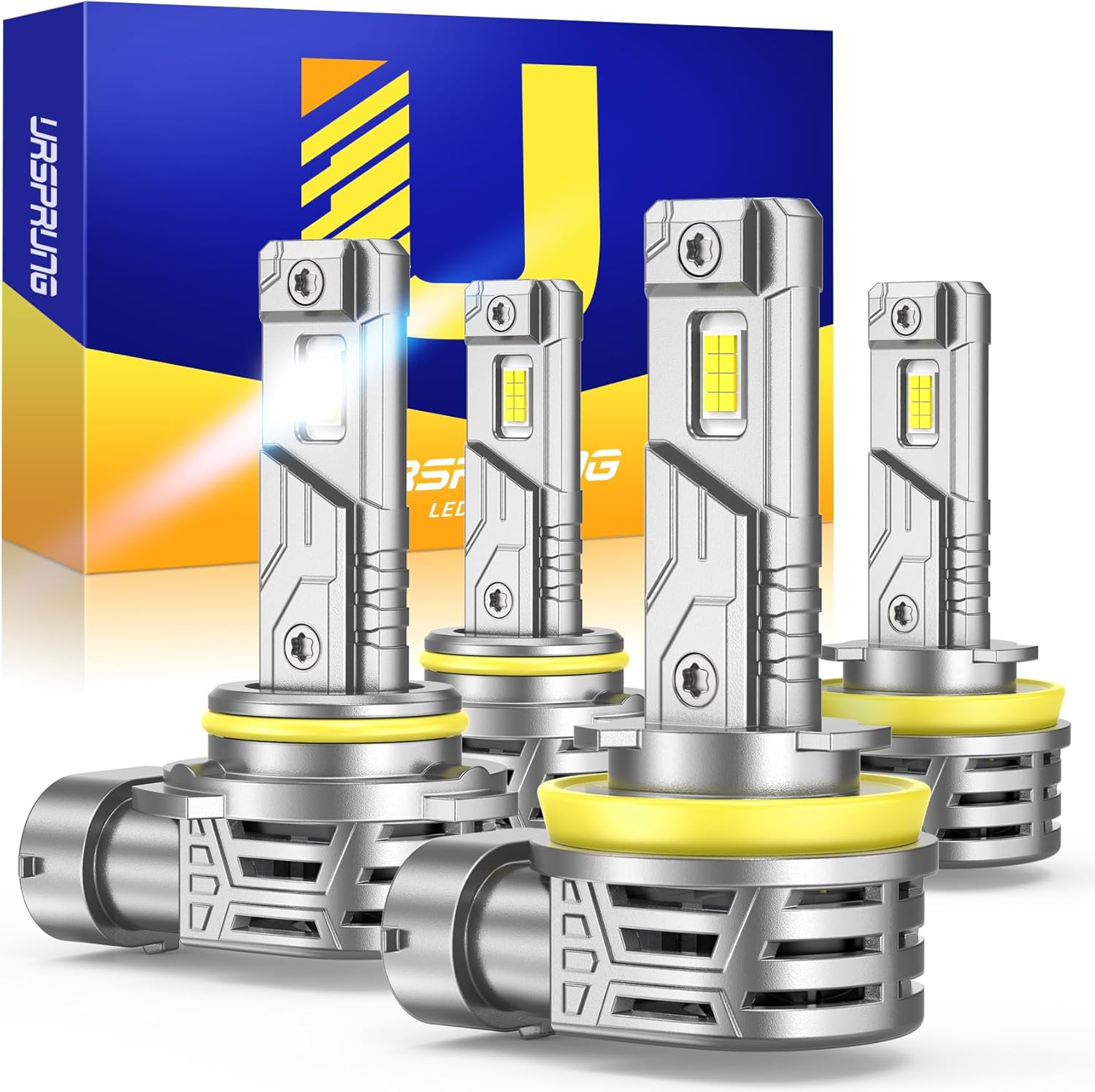 Ursprung Newest H11 9005 Light Bulbs Combo, 60000LM 800% Super Brighter, Real 1:...