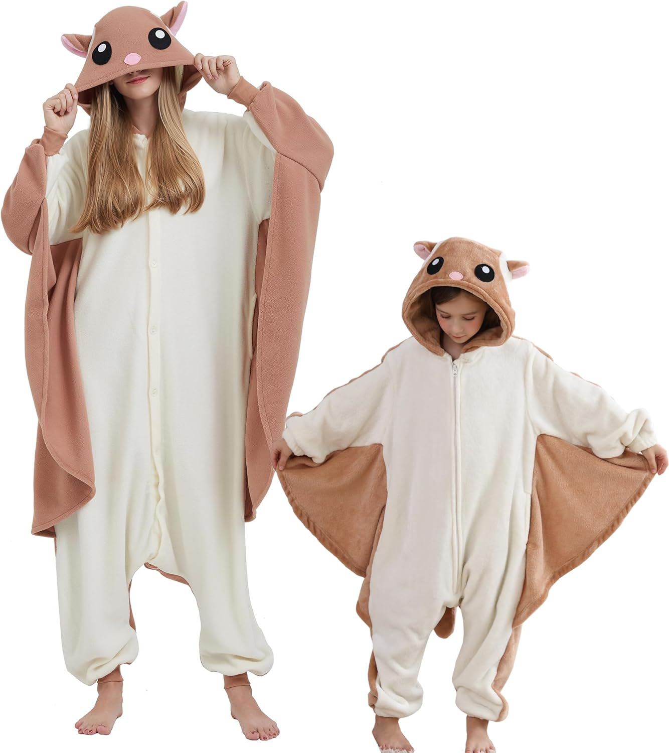 DELEY Unisex One Piece Adult Onesie, Animal Pajamas Halloween Cosplay Costume fo...