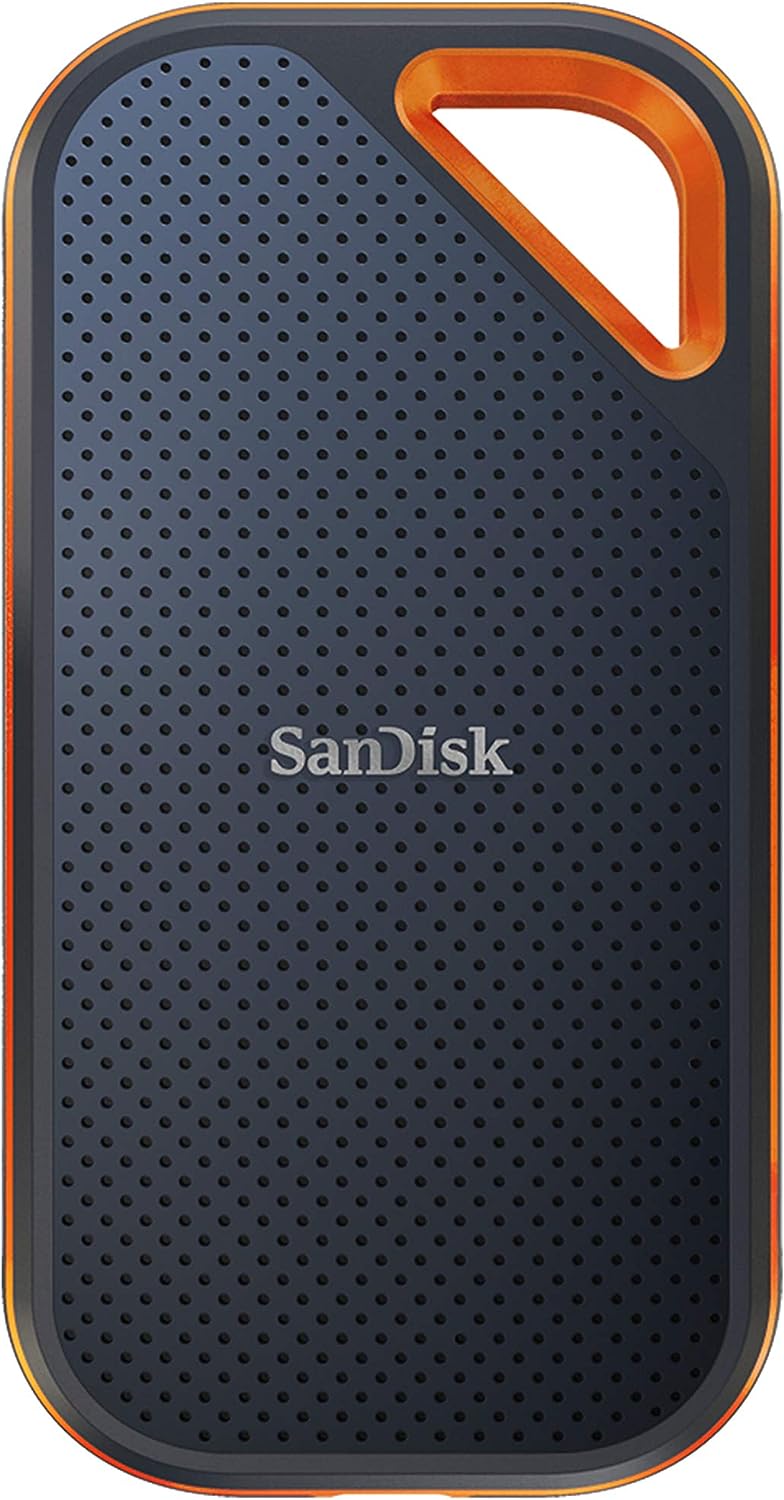 SanDisk 1TB Extreme PRO Portable SSD external drive, up to 2000 MB/s read and wr...