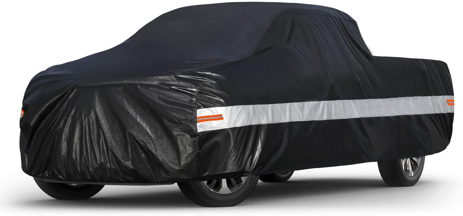 10 Layers Truck Cover Waterproof All Weather. Pickup Truck Cover Rain Snow UV Du...
