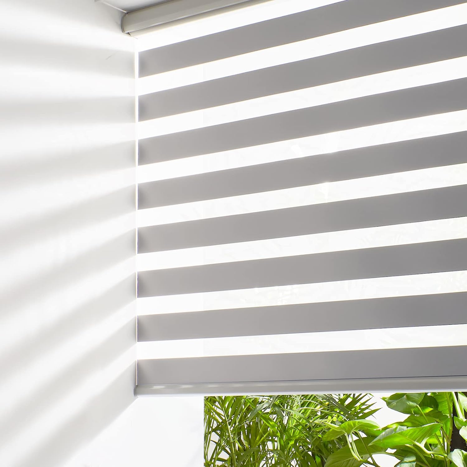 Persilux Cordless Zebra Blinds, Special Home Window Shades for Day and Night, In...