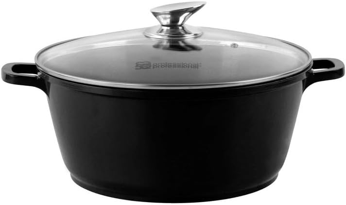 SQ Professional NEA Stockpot, Special Die-Cast Aluminium Stockpot with 3-Layer N...