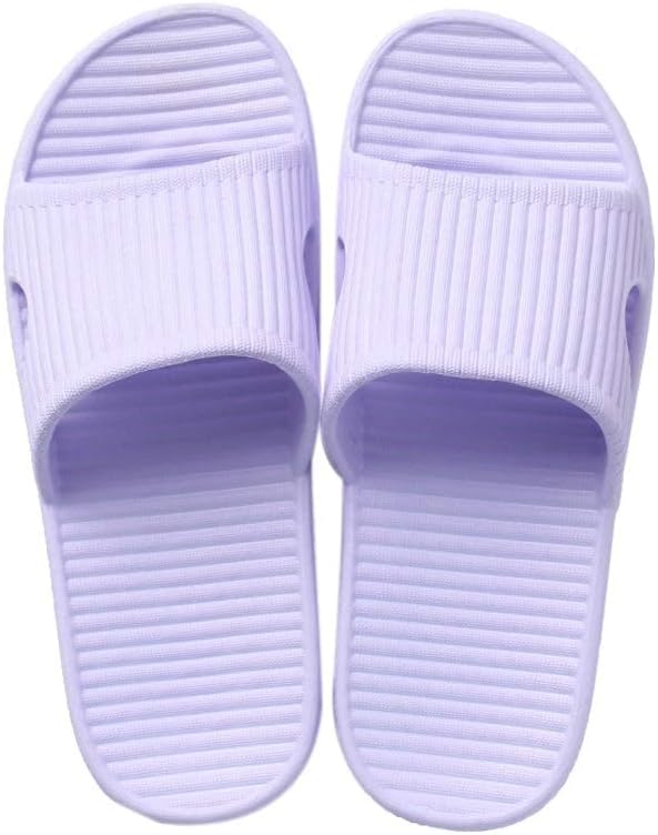 JoWebb Unisex Slip On Slippers for Women/Men Non-Slip Light Weight Flat Slide Sa...