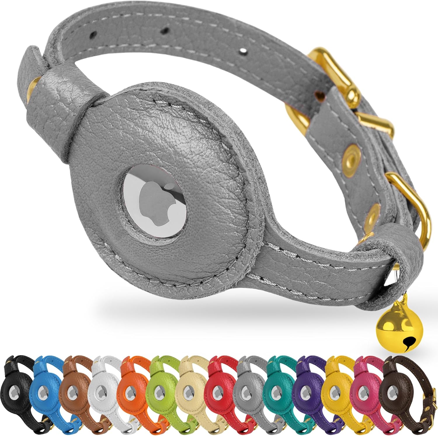 Top Quality OOPSDOGGY Cat Collar, Unique Collar with Bell for AirTag, Non Breaka...