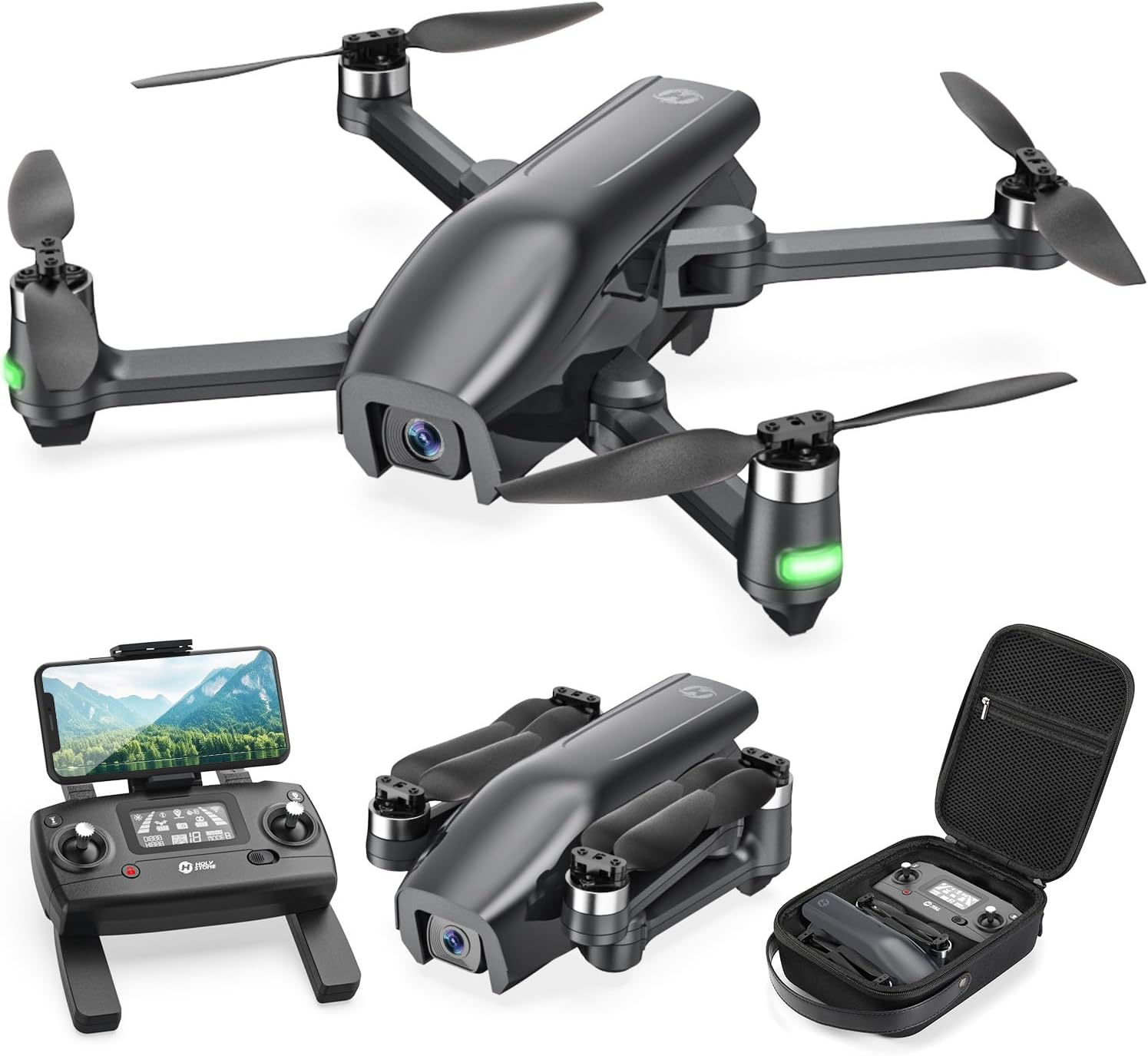 Holy Stone HS710 Drones with Camera for Adults 4K, GPS FPV Foldable 5G Quadcopte...
