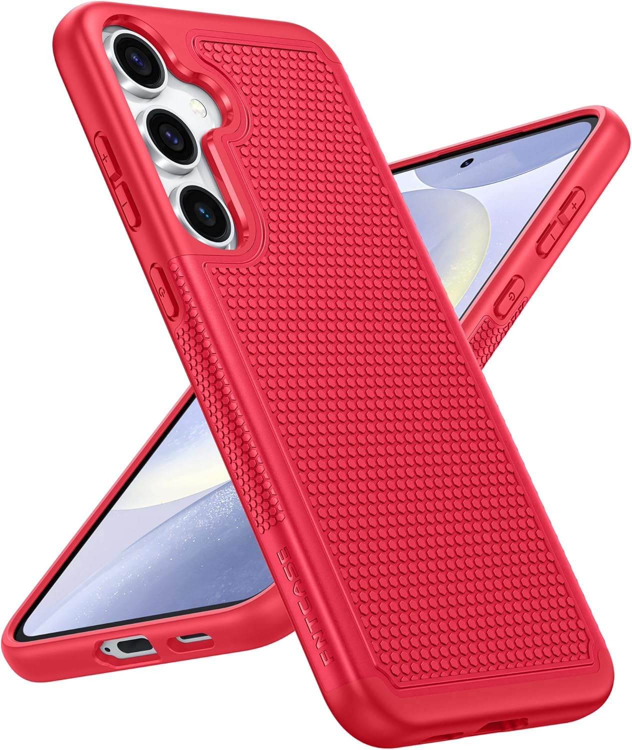 FNTCASE for Samsung Galaxy S24 Case: Dual Layer Heavy Duty Cell Phone Protective...