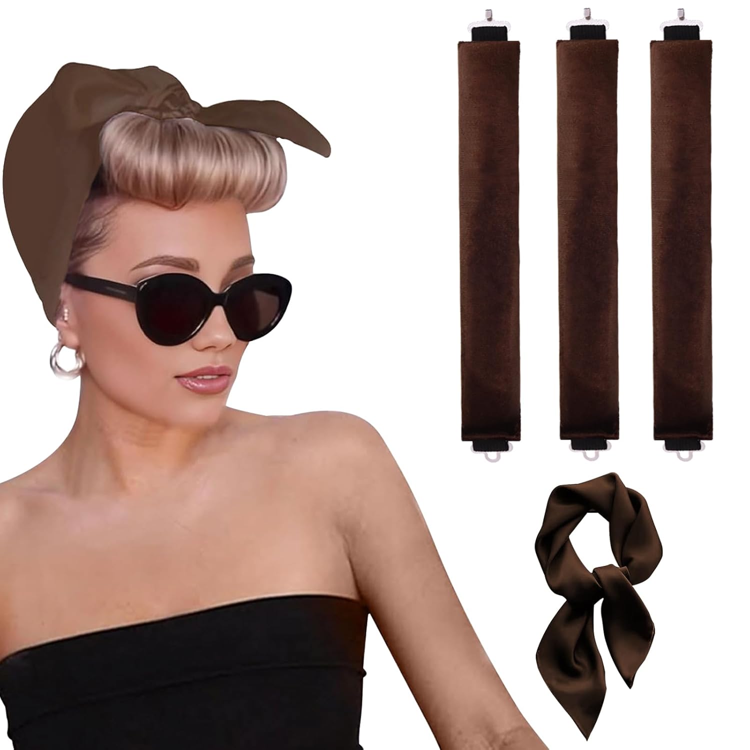 Heatless Curler Heatless Curls Hair Curlers to Sleep in Hair Roller Hair Curlers...