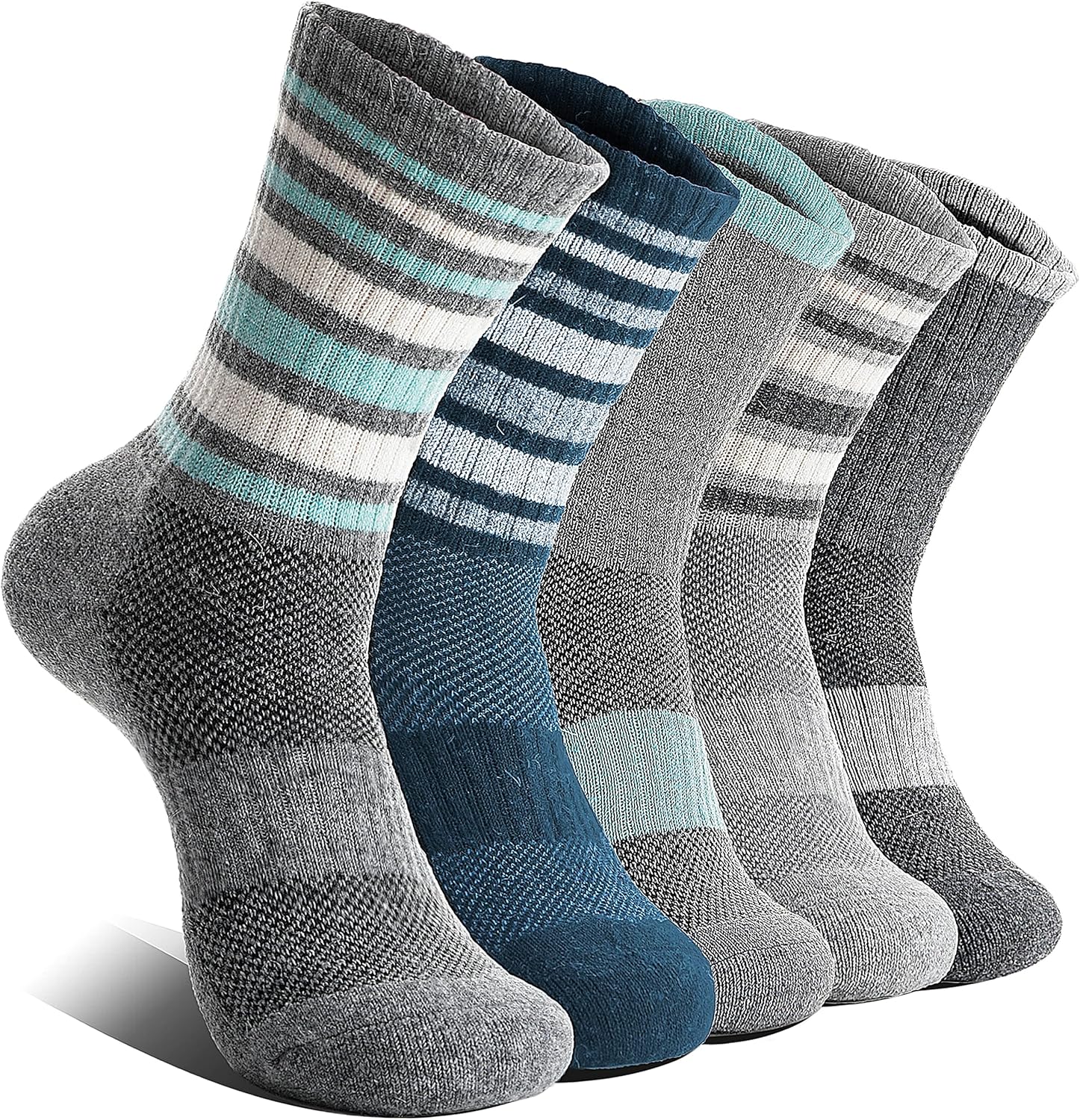 EBMORE Womens Merino Wool Socks Thermal Warm Winter Hiking Walking Boot Crew Cus...