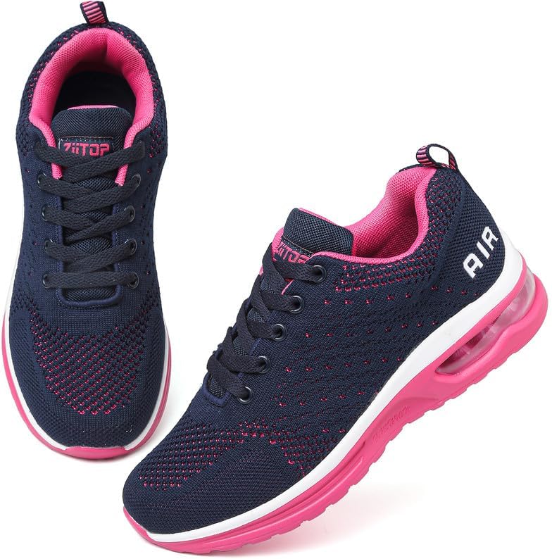 Running Shoes Womens Trainers Walking Shoes Air Cushion Athletic Sneakers Ladies...